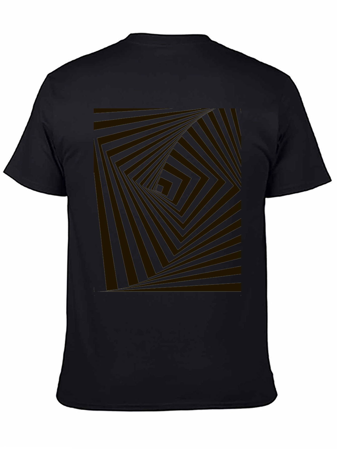 Abstract Illusion Graphic Print Tee