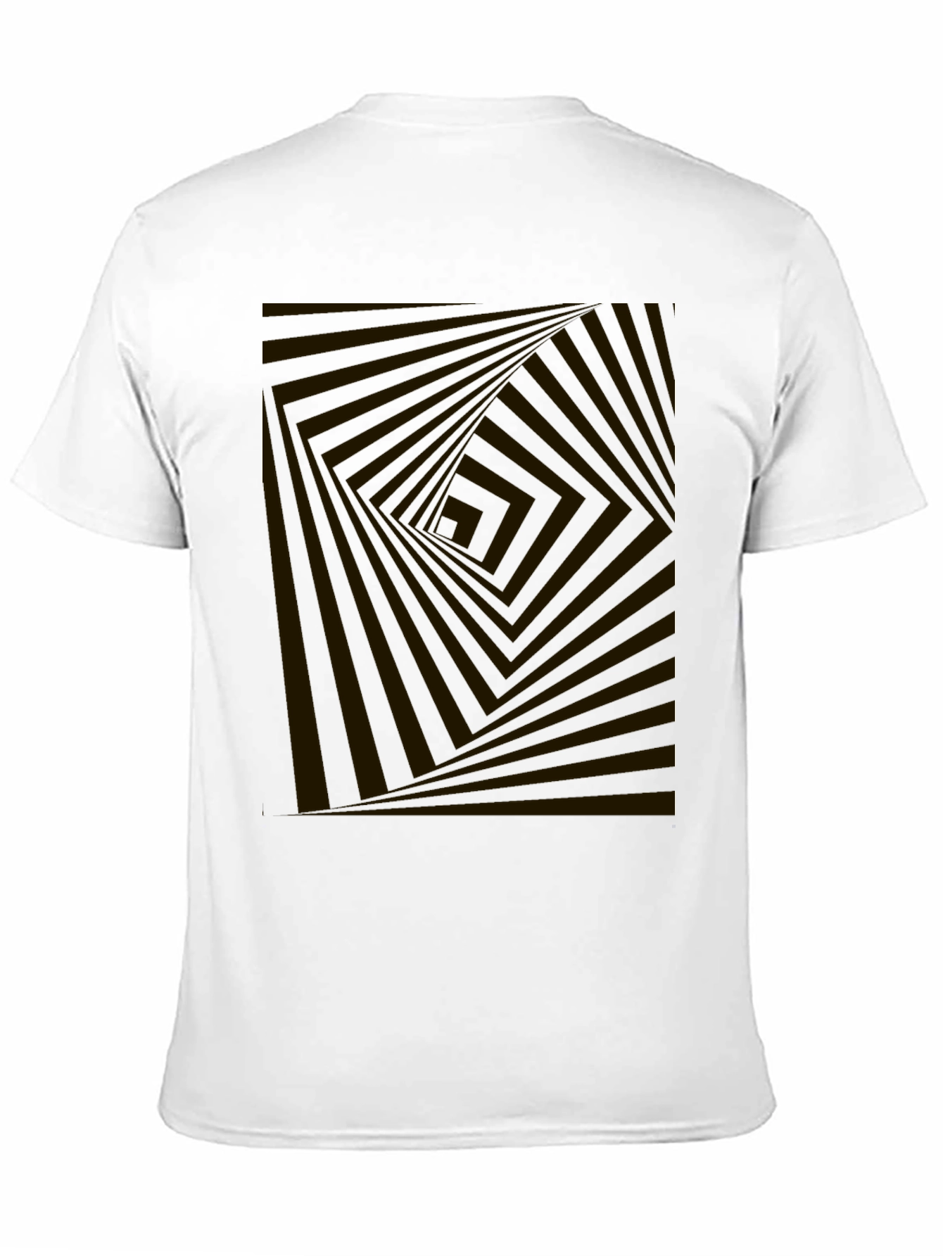 Abstract Illusion Graphic Print Tee