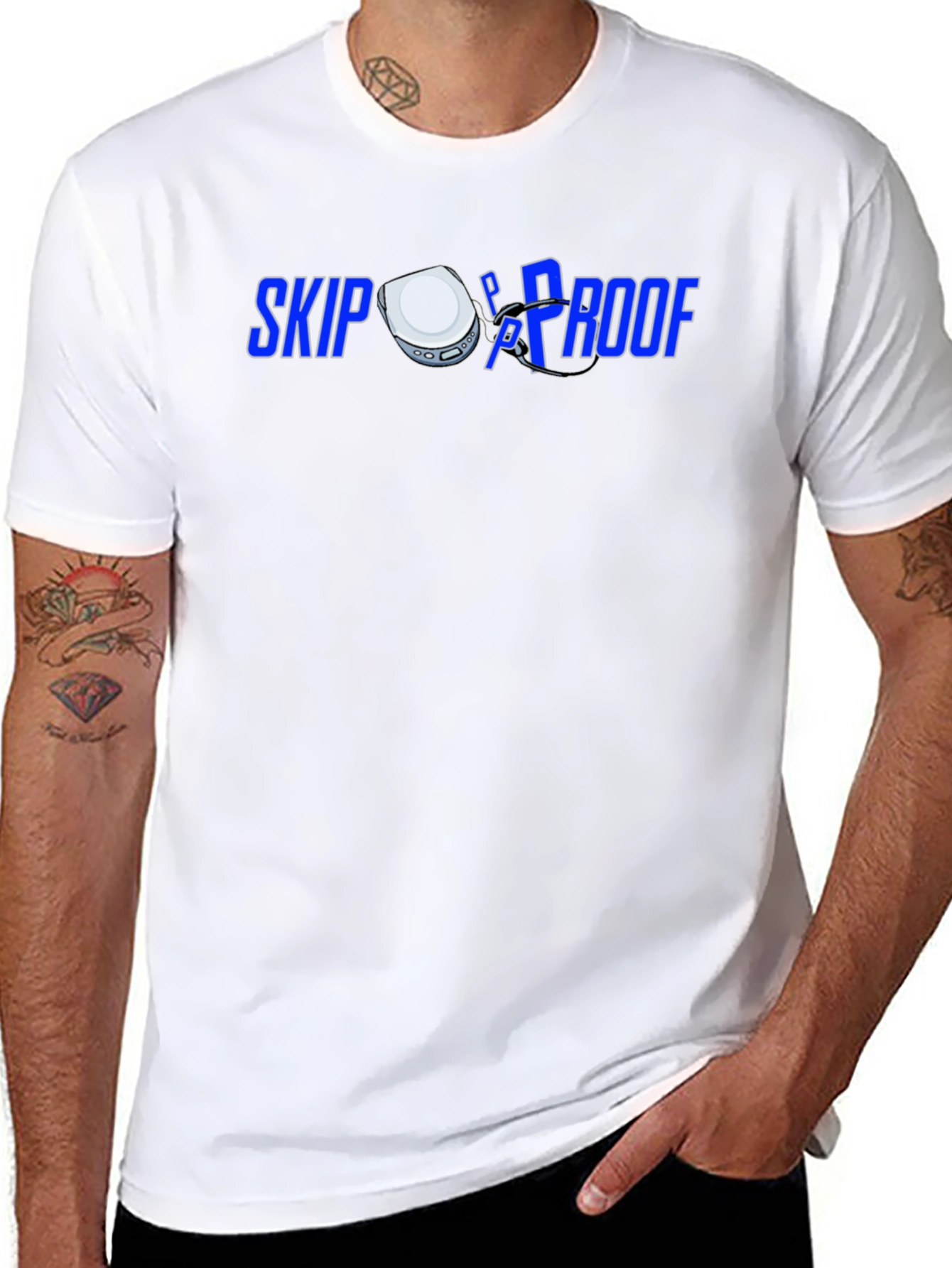 Skip Proof Black Graphic Tee