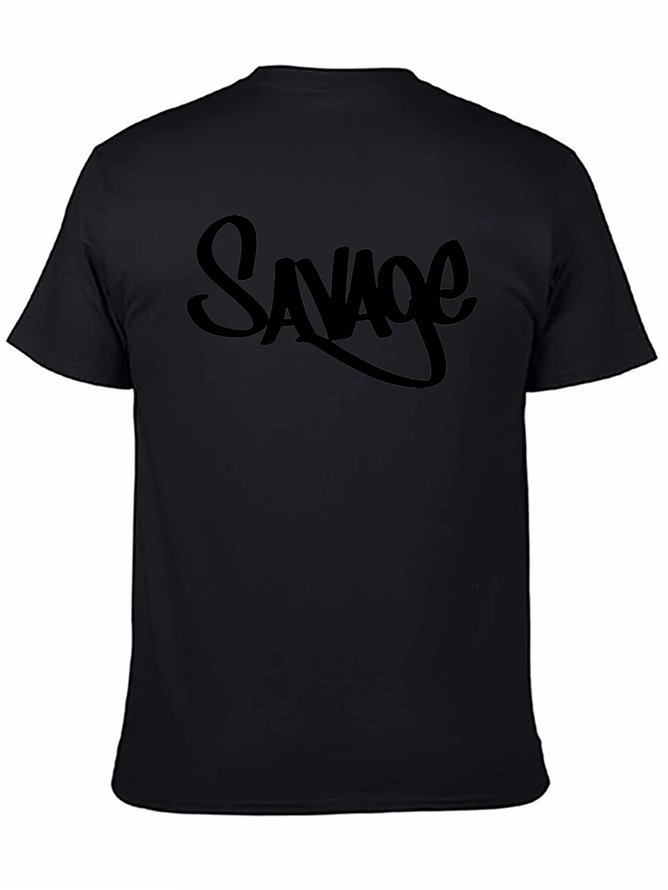 Savage Graphic Print Crew Neck T-Shirt