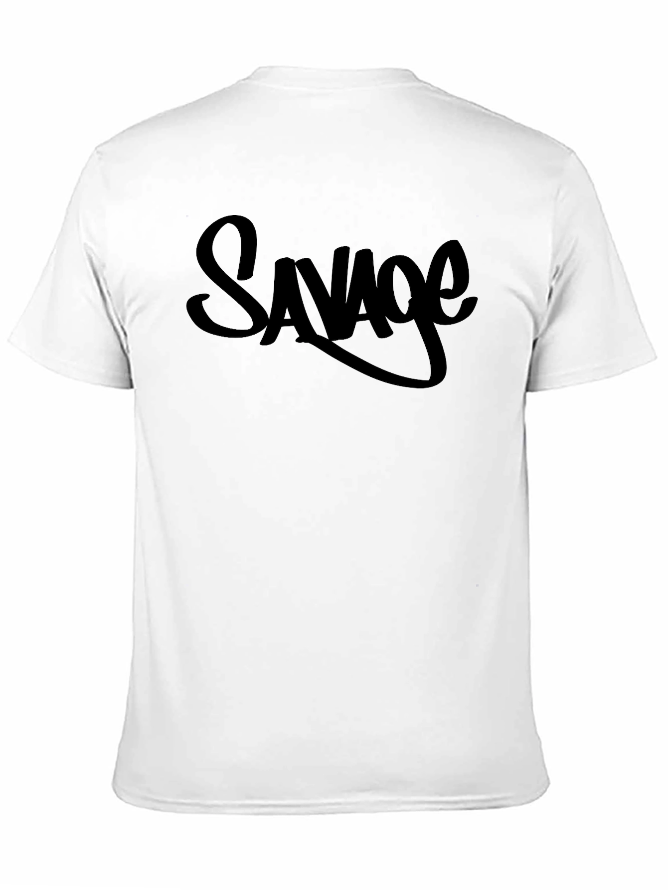 Savage Graphic Print Crew Neck T-Shirt