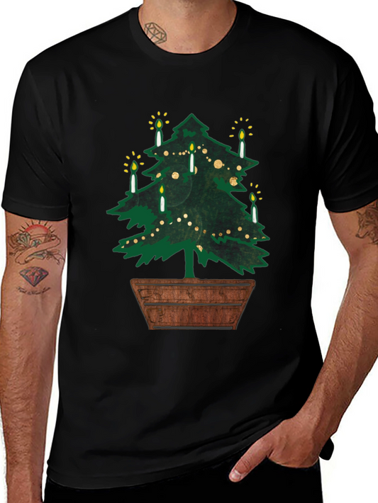 Christmas Tree T-Shirt with Candles