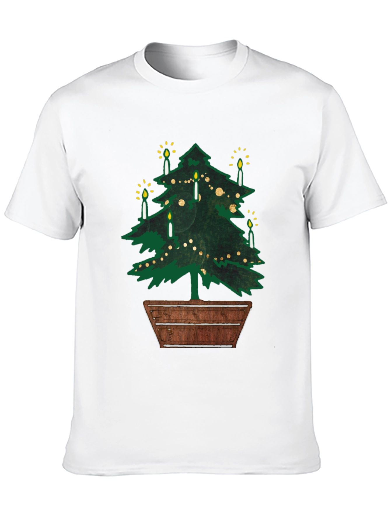 Christmas Tree T-Shirt with Candles