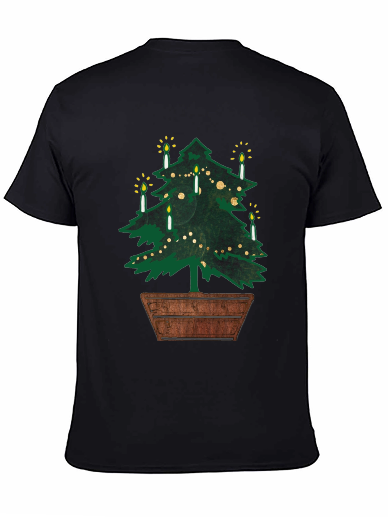 Christmas Tree T-Shirt with Candles