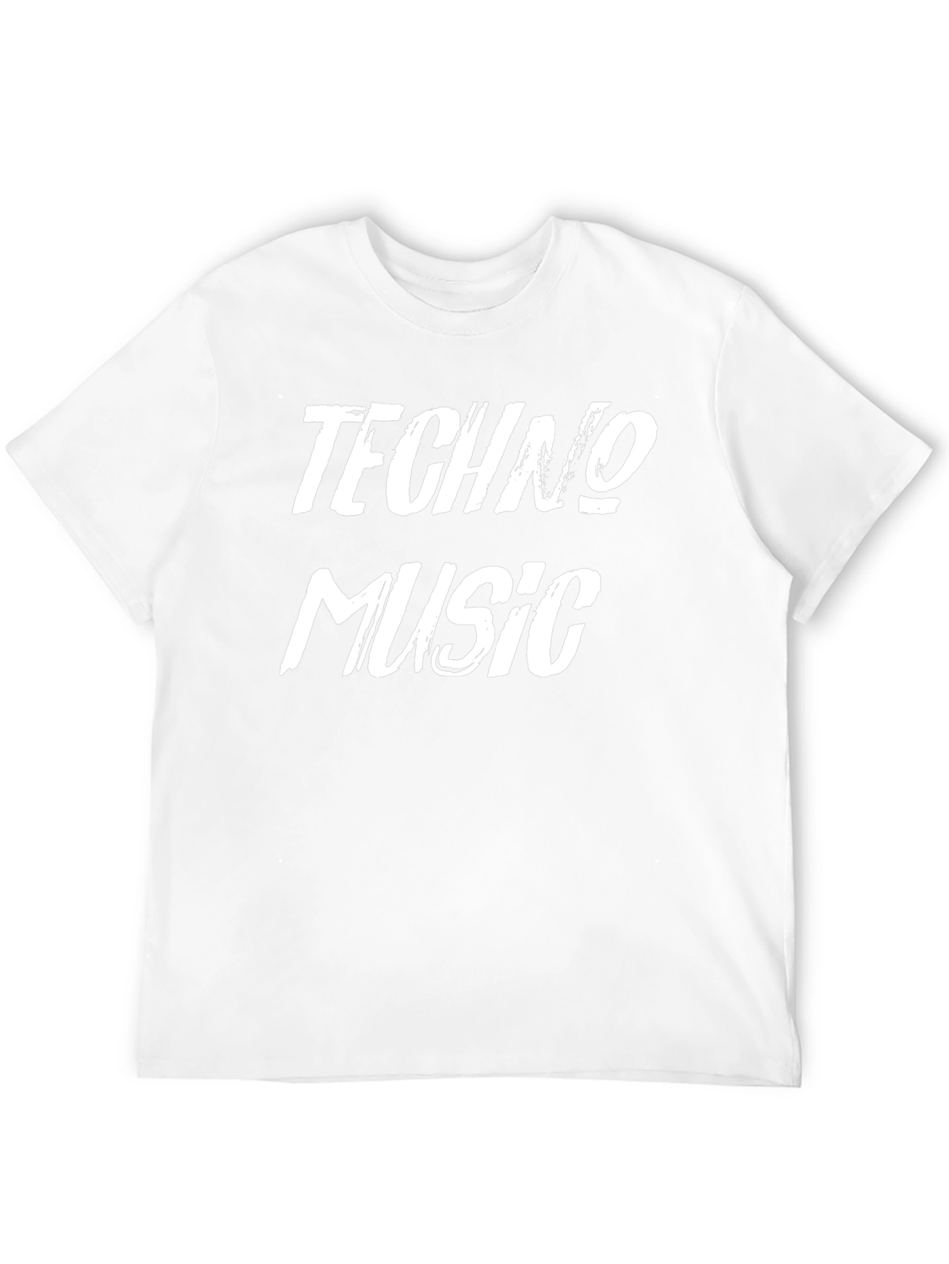 Techno Music Graphic T-Shirt - Black Cotton Tee