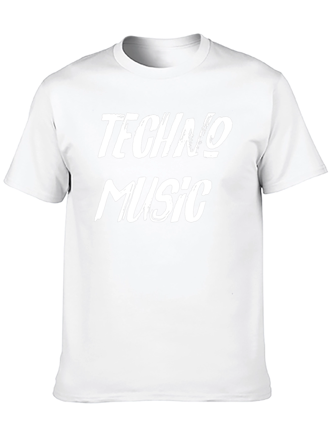 Techno Music Graphic T-Shirt - Black Cotton Tee