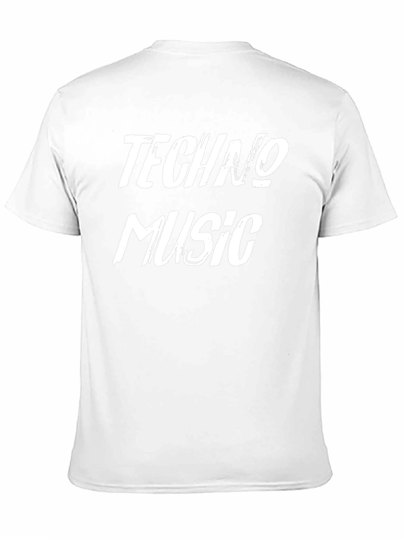 Techno Music Graphic T-Shirt - Black Cotton Tee