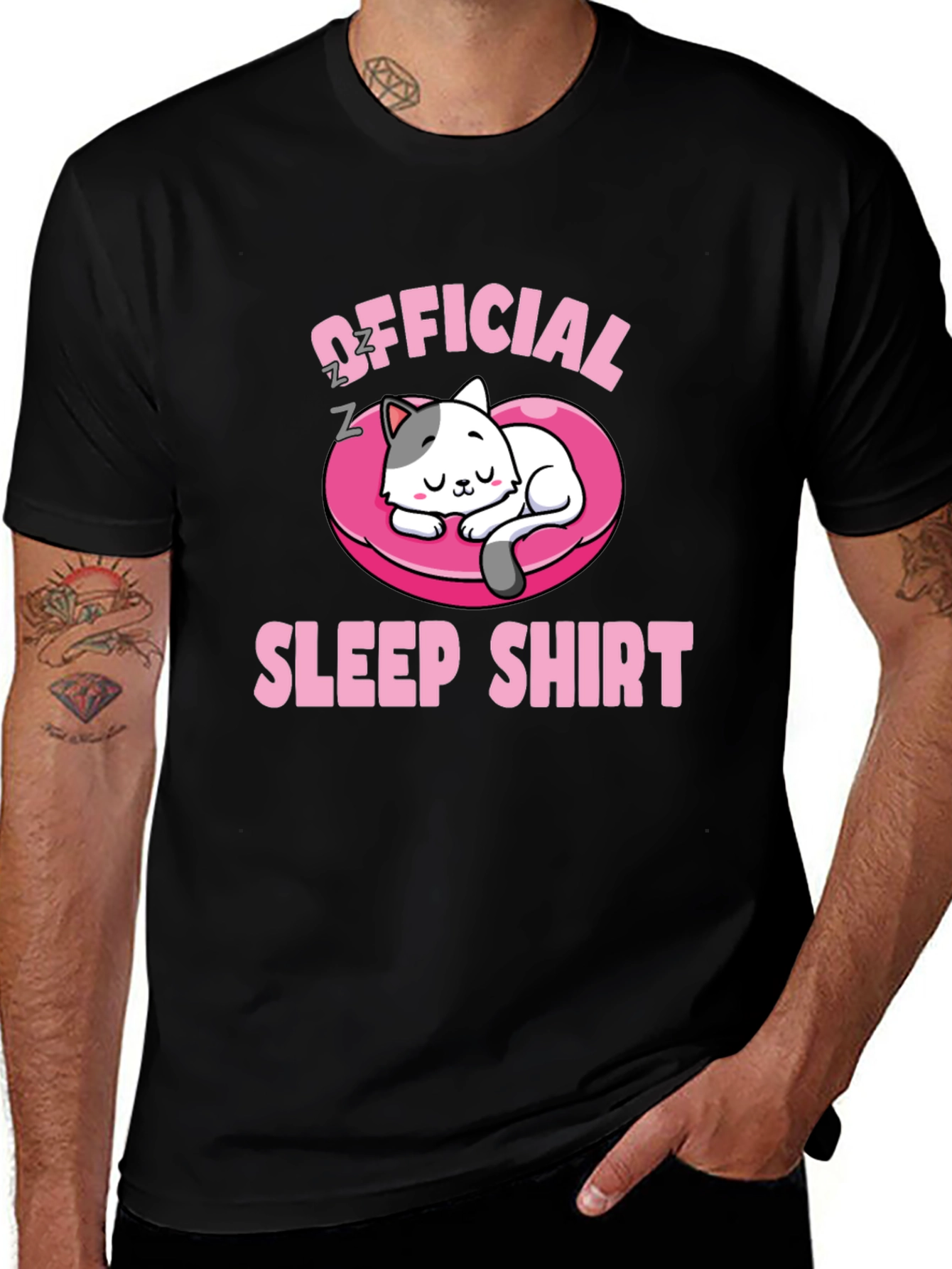 Official Sleep Shirt - Cat Lovers Tee