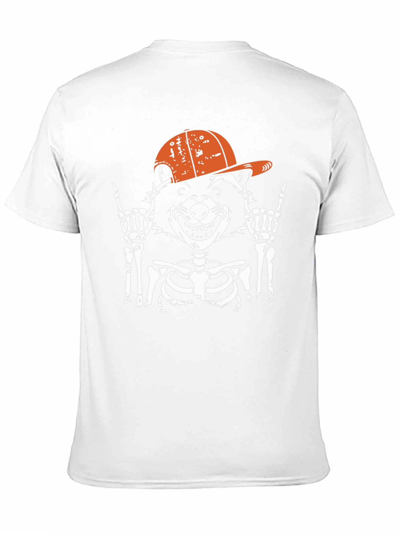 Rocker Raccoon Skeleton Graphic Tee