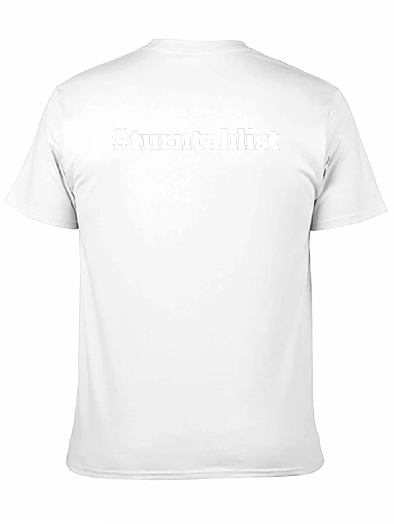 #turntablist Black Crew Neck T-Shirt