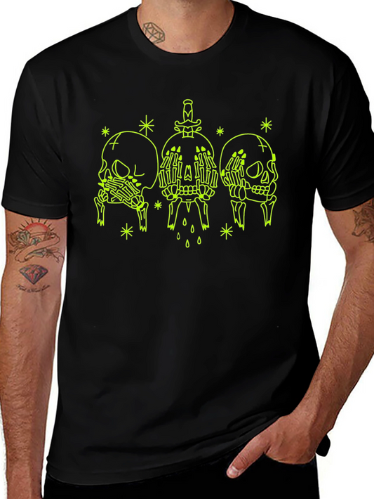Skull Graphic Tee - See No Evil