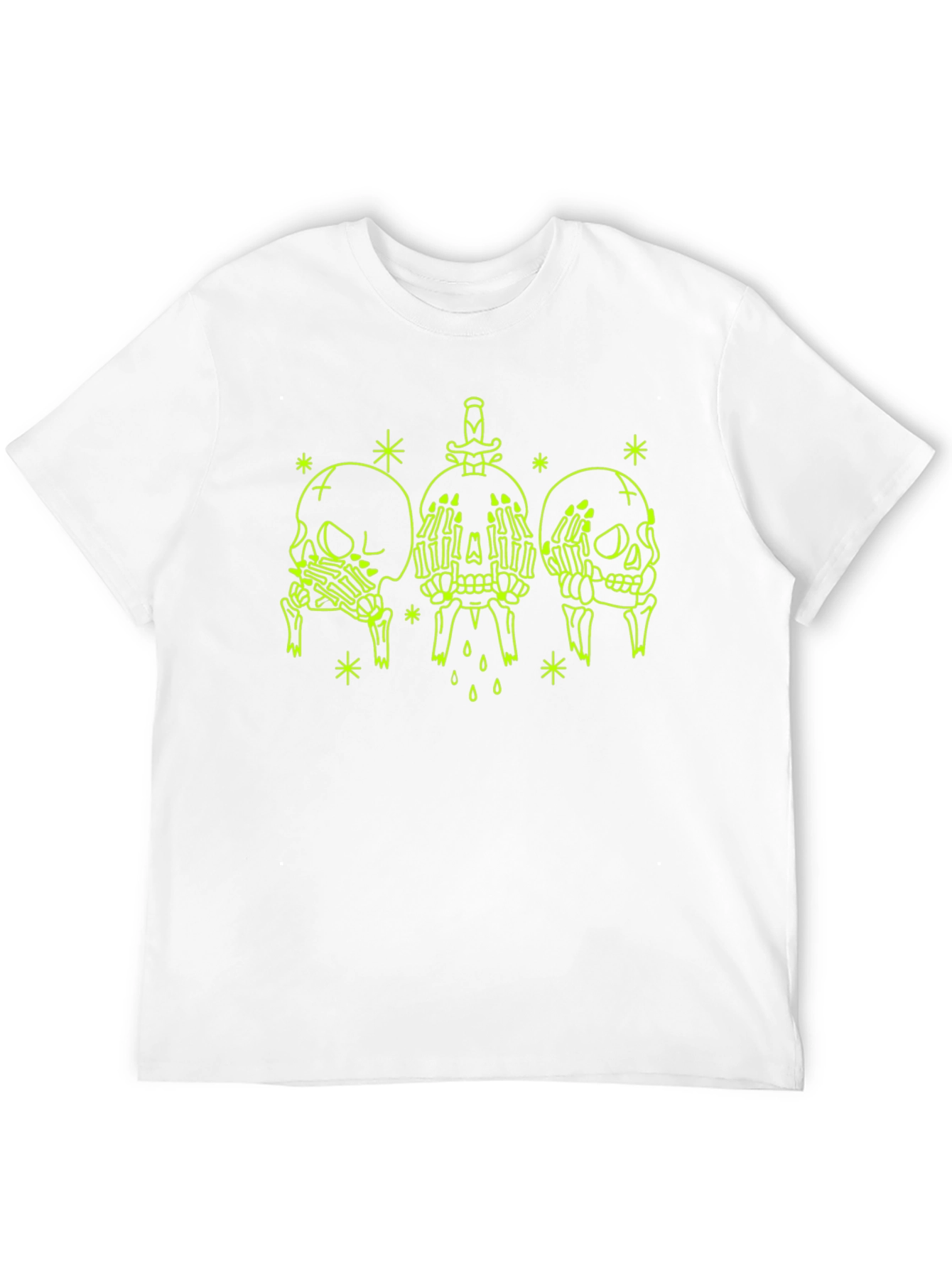 Skull Graphic Tee - See No Evil