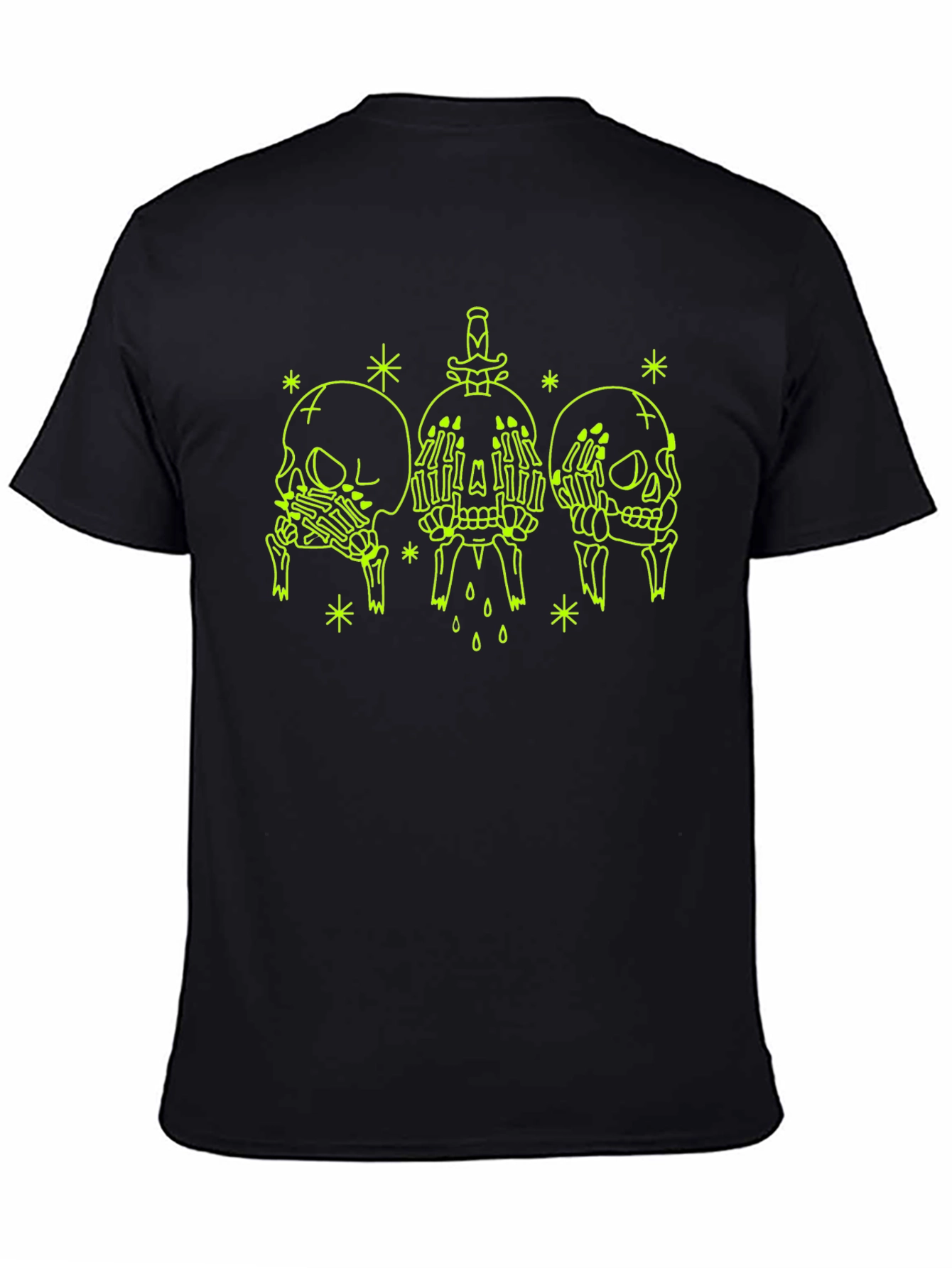 Skull Graphic Tee - See No Evil