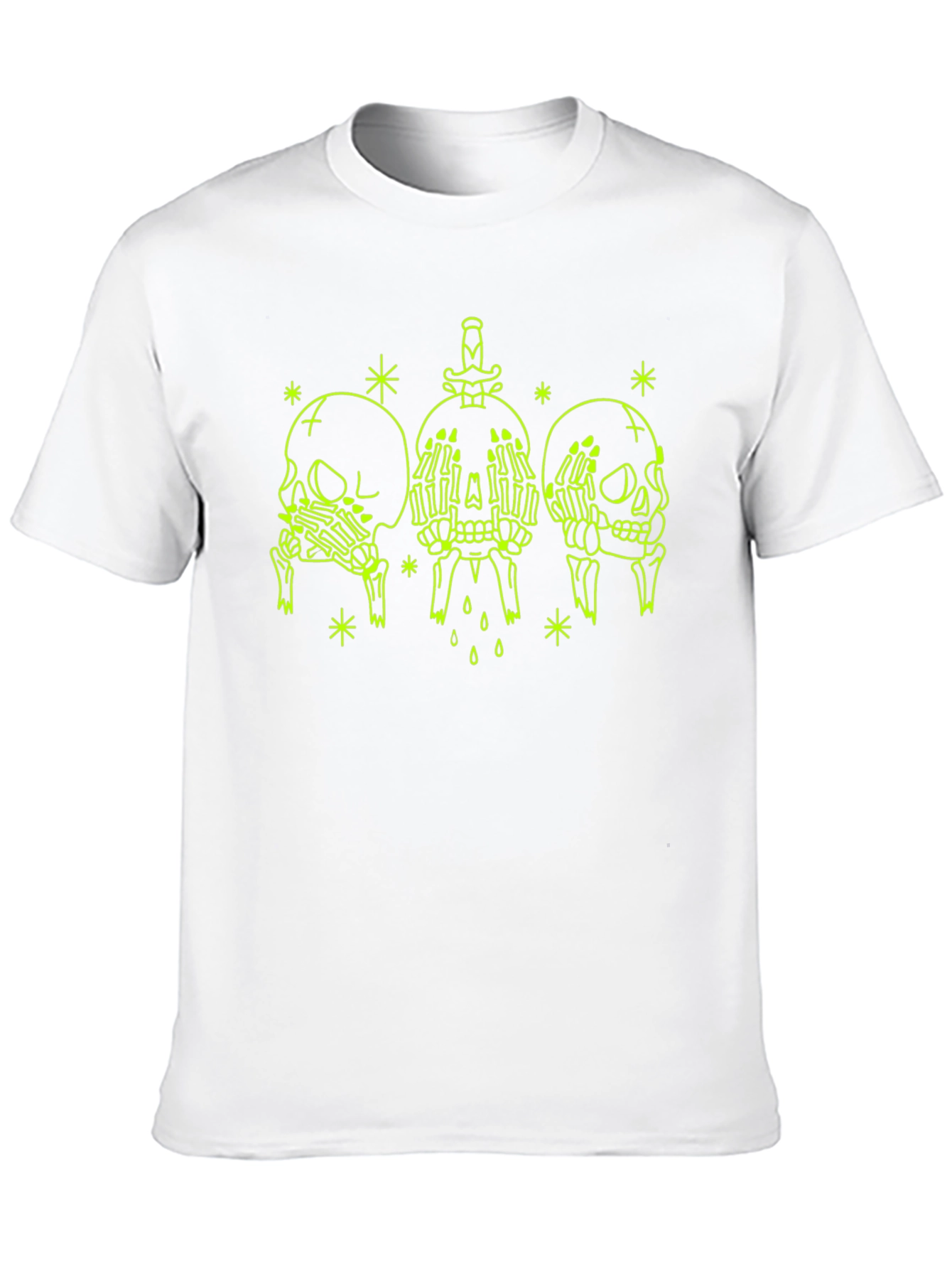 Skull Graphic Tee - See No Evil