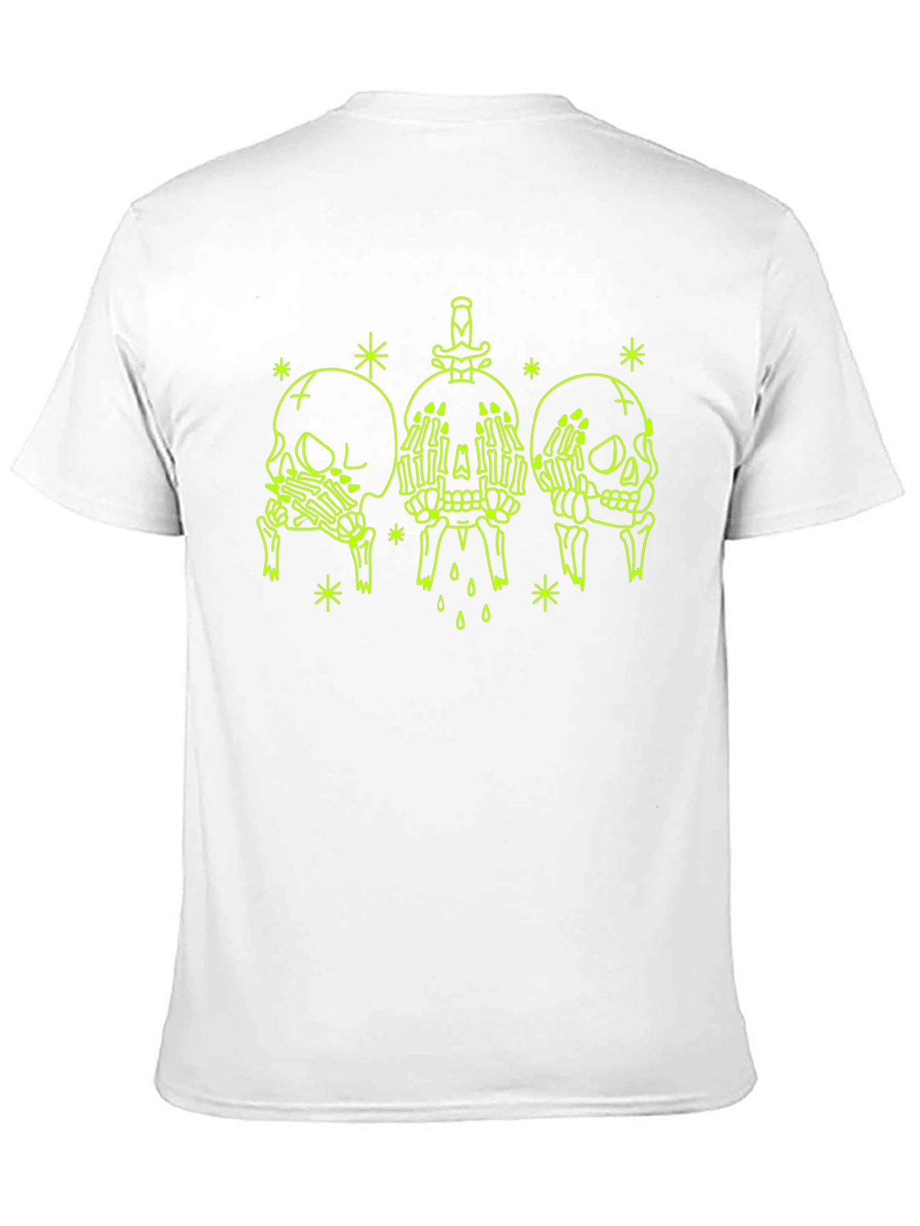 Skull Graphic Tee - See No Evil