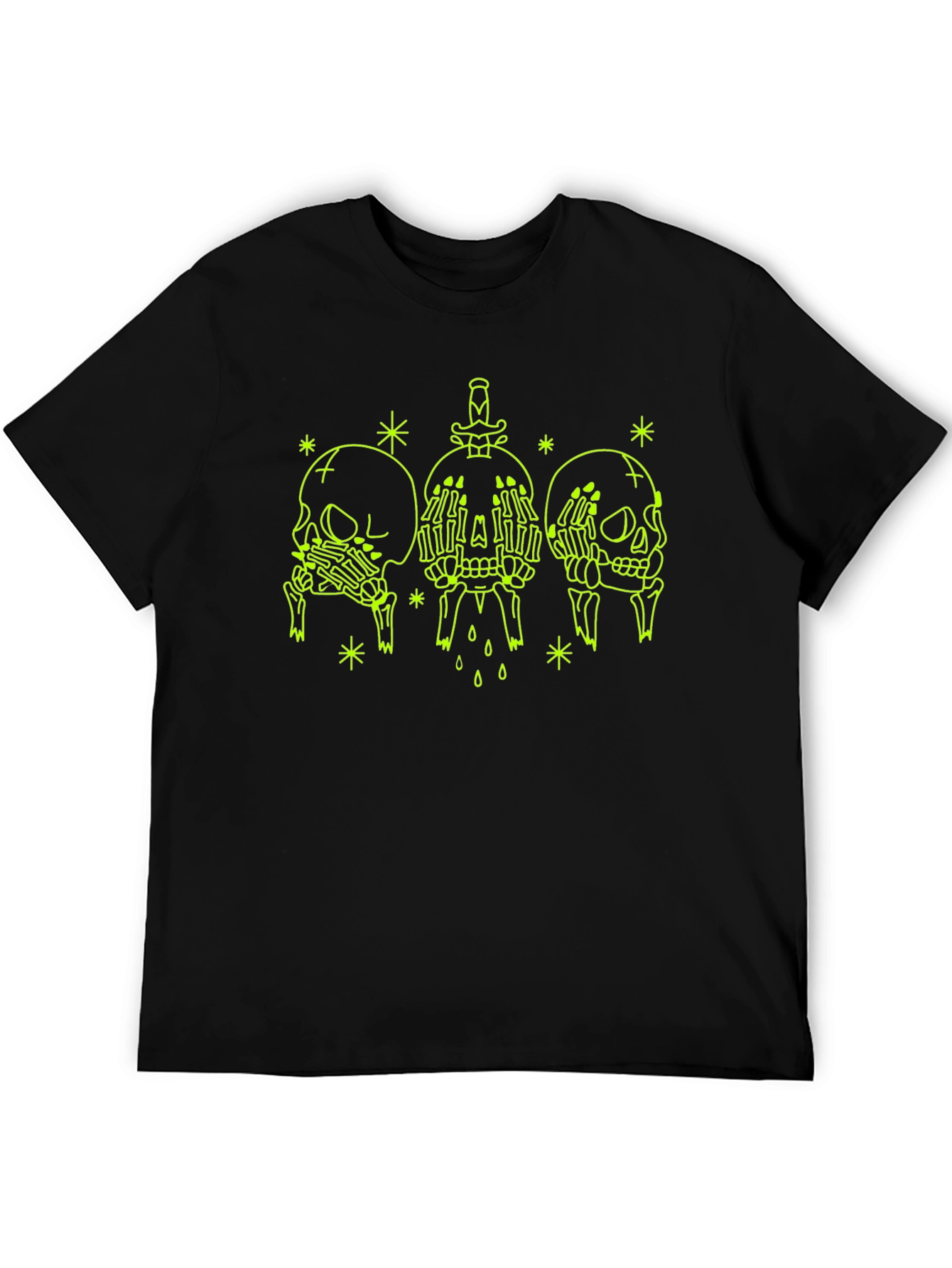 Skull Graphic Tee - See No Evil