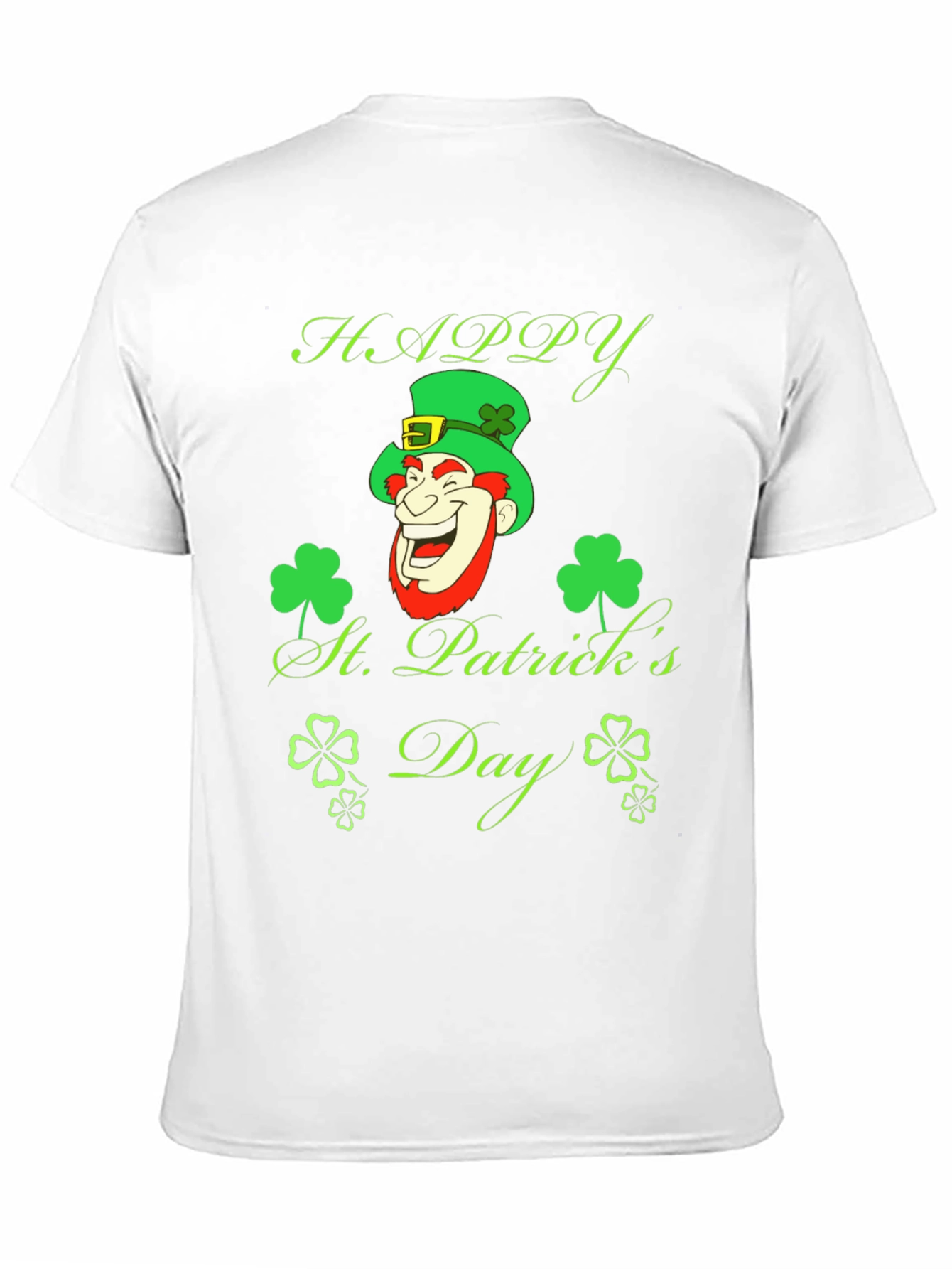 Happy St. Patricks Day Black T-Shirt