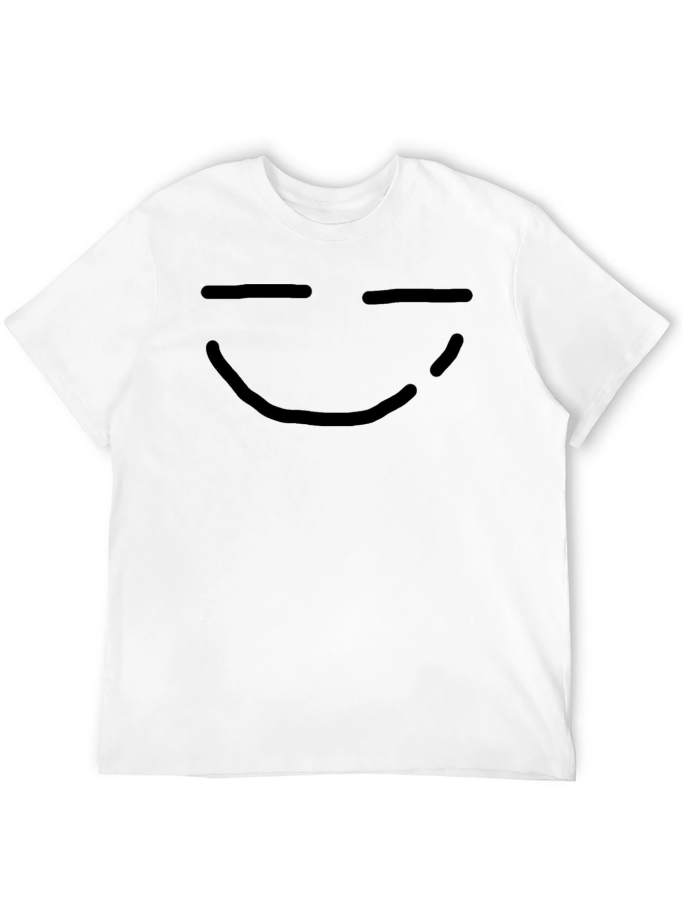 Smiley Graphic Print Tee - Casual Comfort
