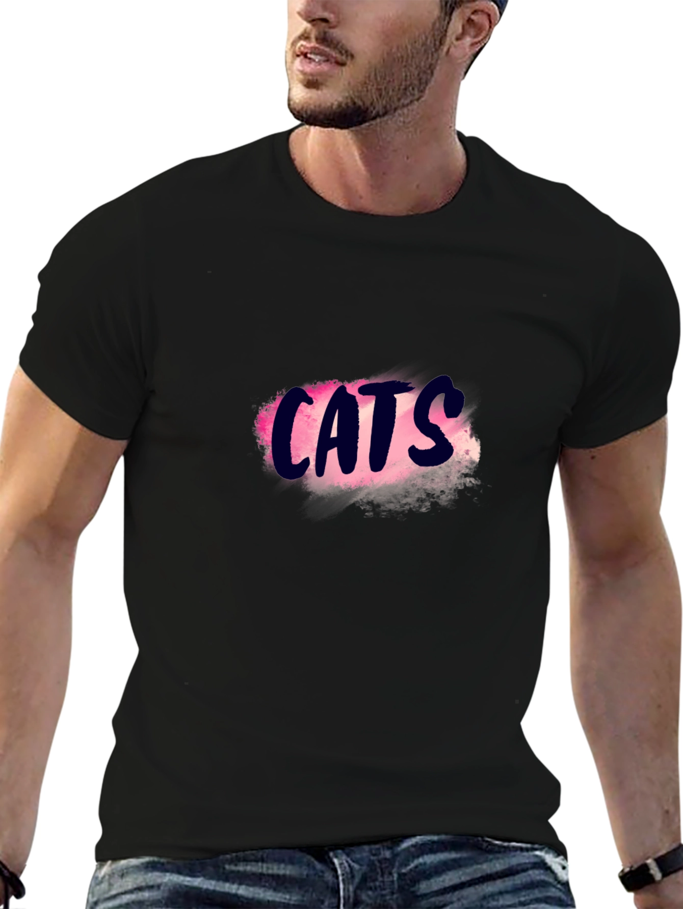 Cats Graphic T-Shirt - Soft Cotton Tee