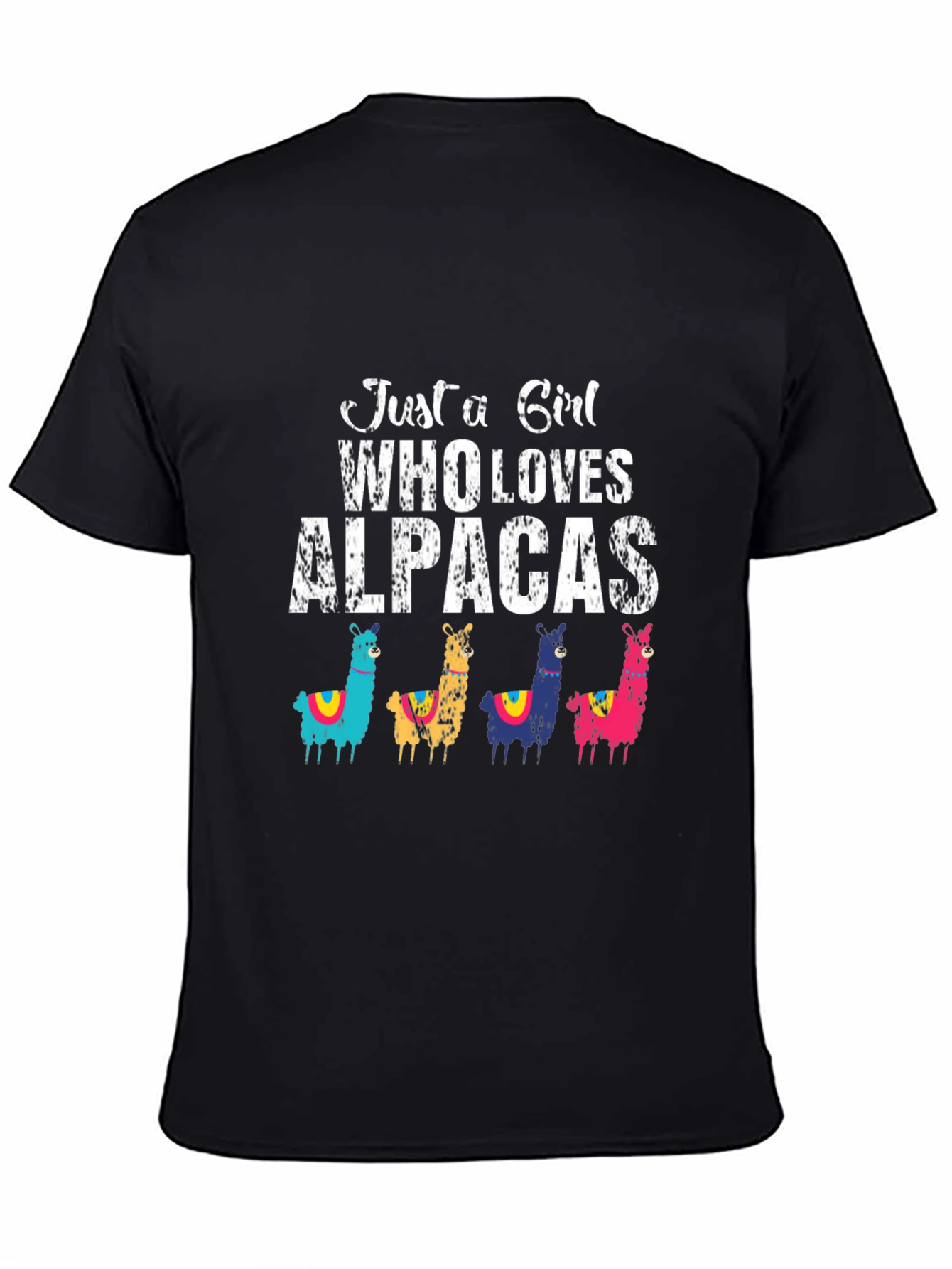 Just A Girl Who Loves Alpacas T-Shirt