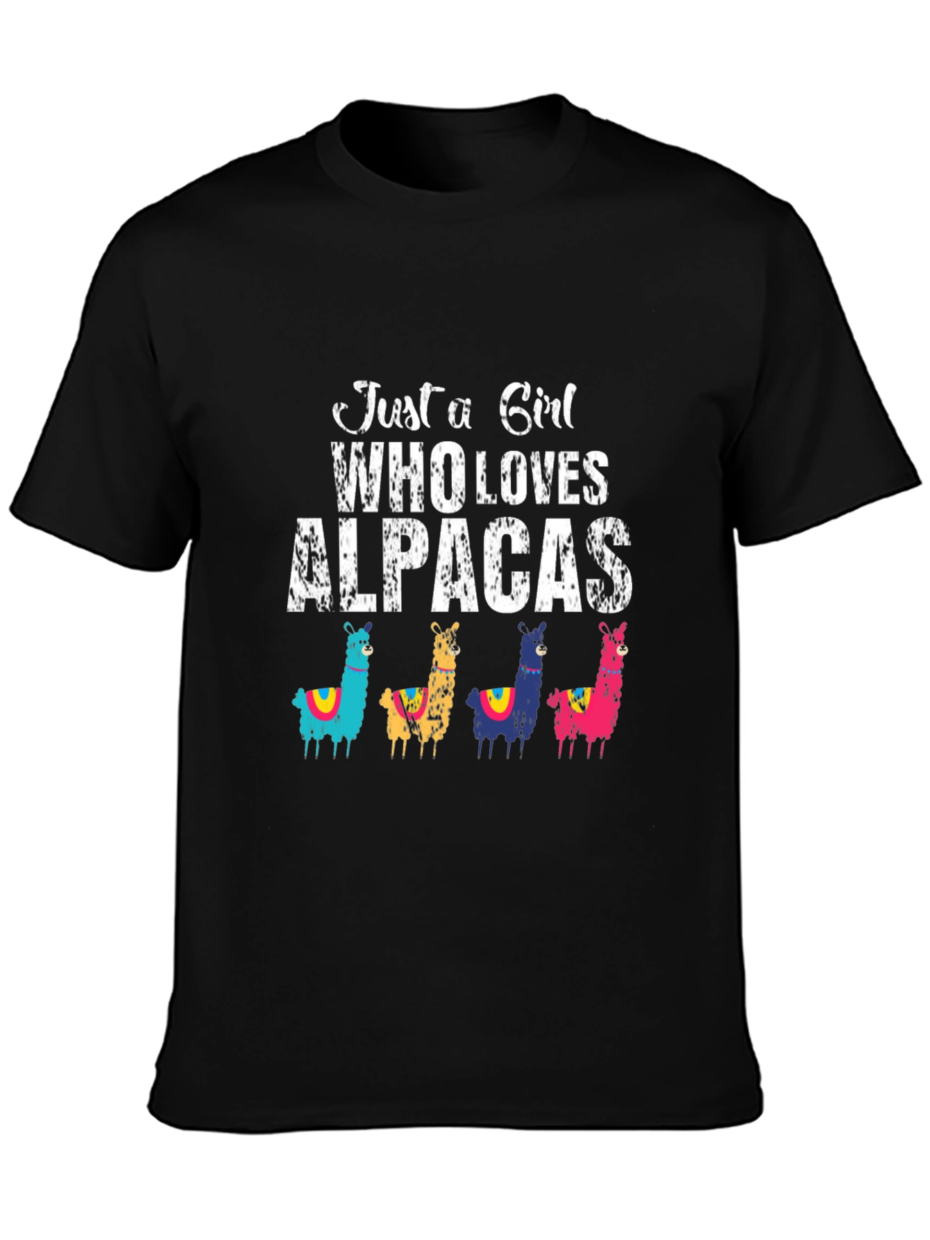 Just A Girl Who Loves Alpacas T-Shirt
