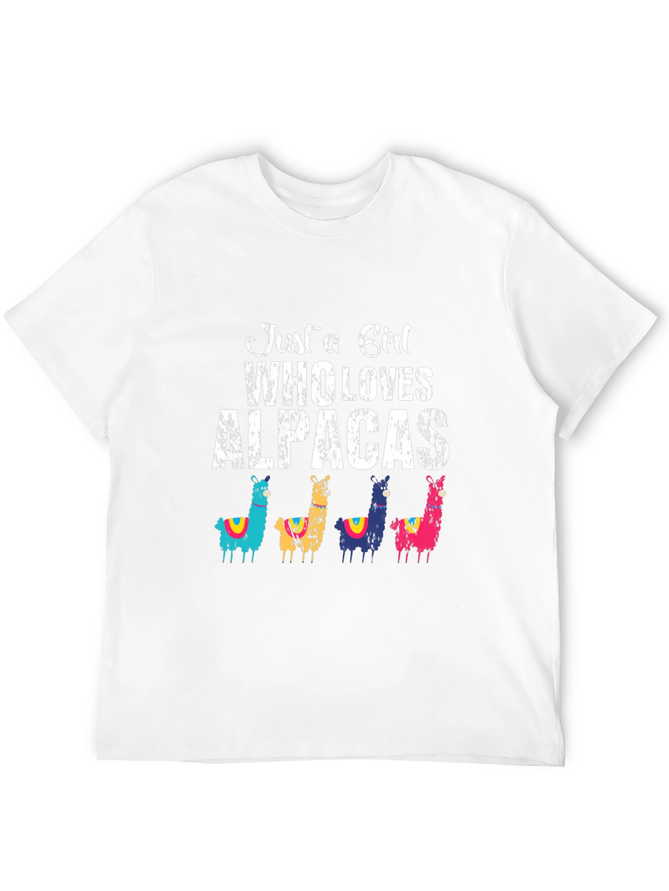 Just A Girl Who Loves Alpacas T-Shirt