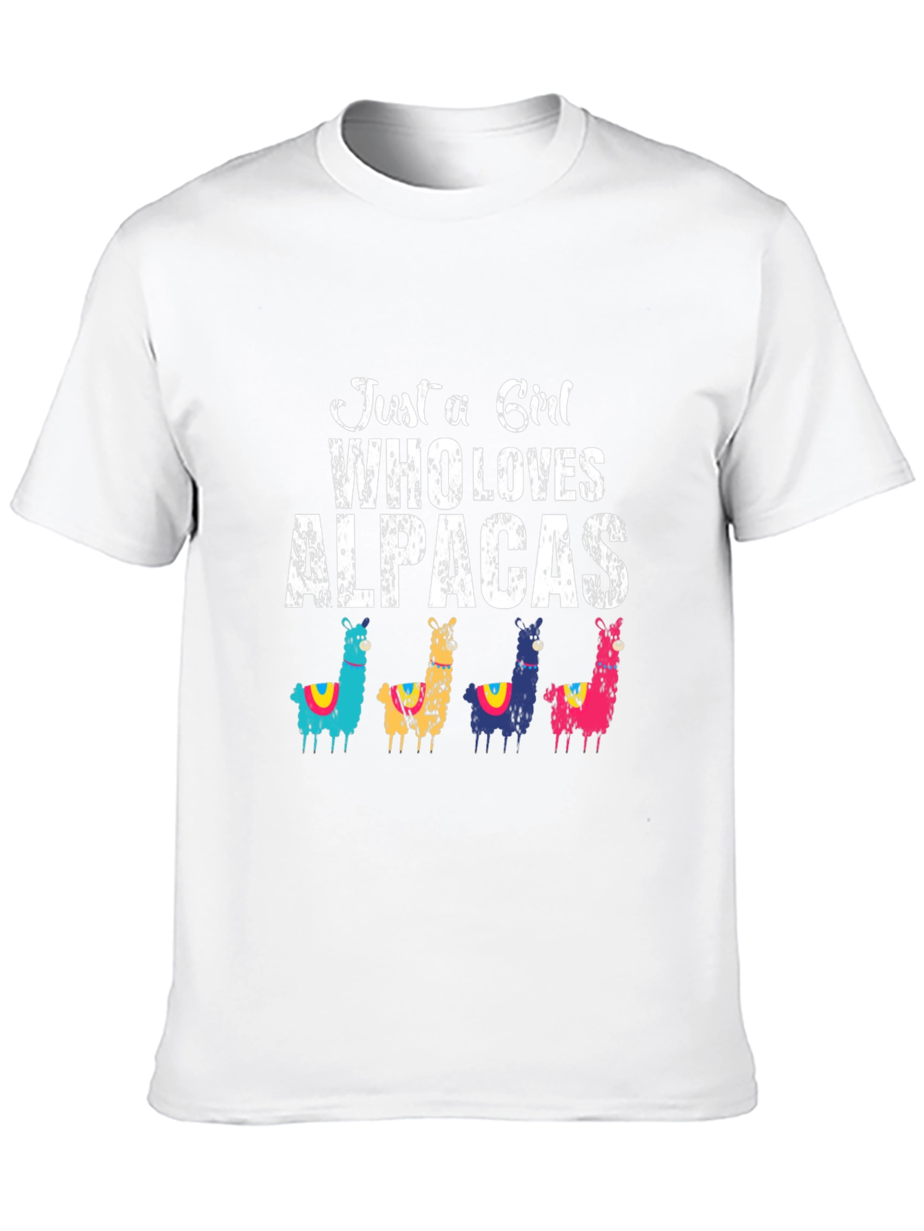 Just A Girl Who Loves Alpacas T-Shirt