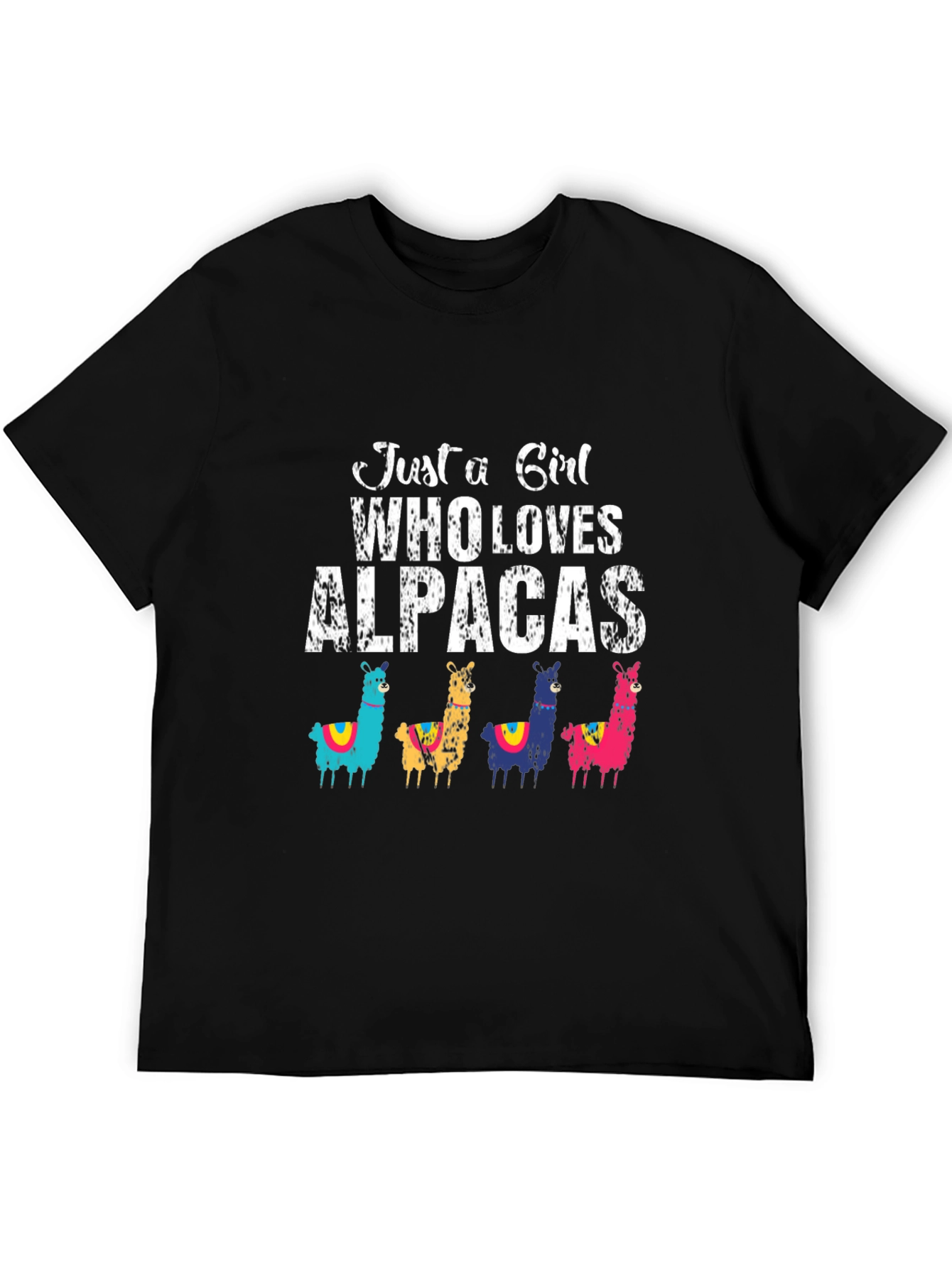 Just A Girl Who Loves Alpacas T-Shirt