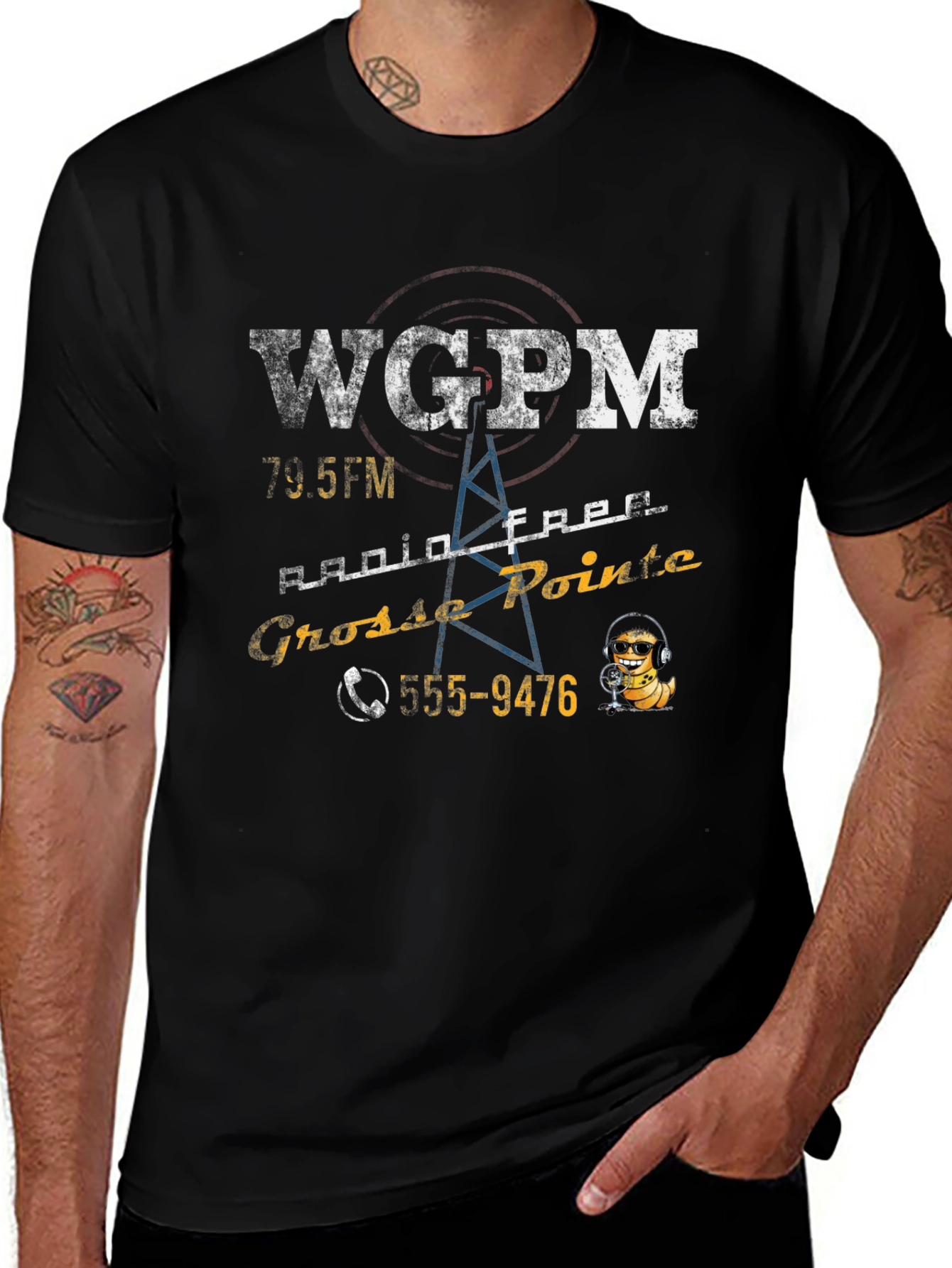 WGPM 79.5 FM Radio Free Grosse Pointe T-Shirt
