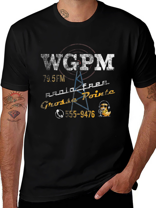 WGPM 79.5 FM Radio Free Grosse Pointe T-Shirt