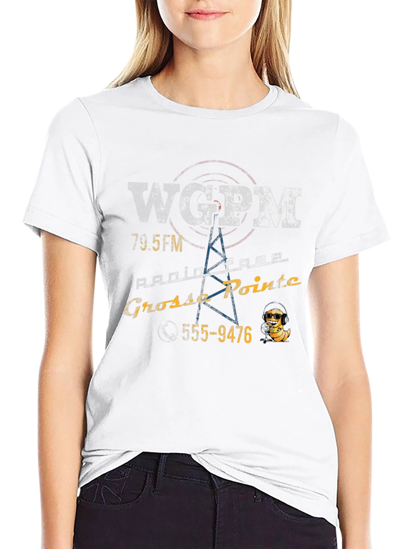 WGPM 79.5 FM Radio Free Grosse Pointe T-Shirt