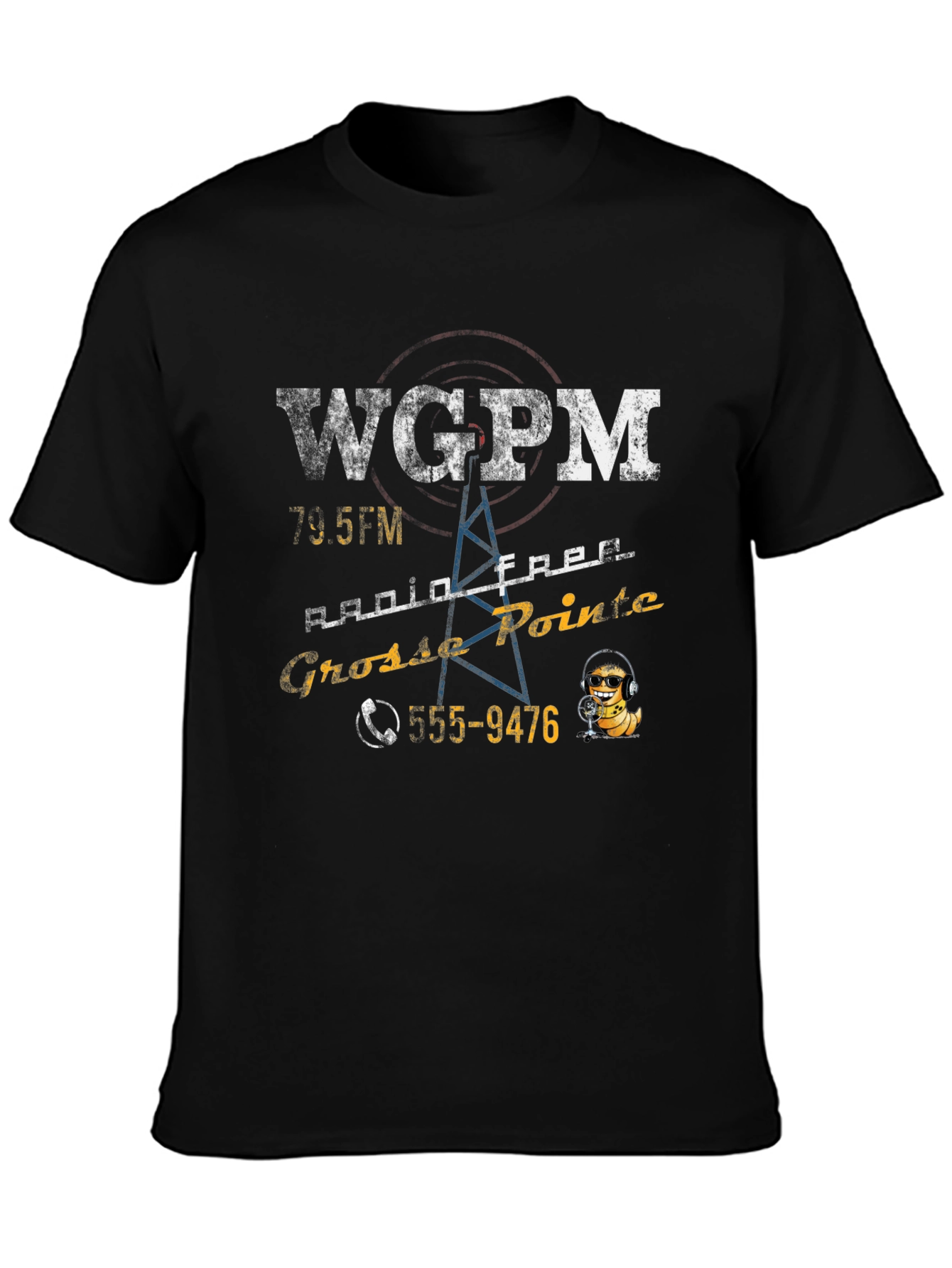 WGPM 79.5 FM Radio Free Grosse Pointe T-Shirt