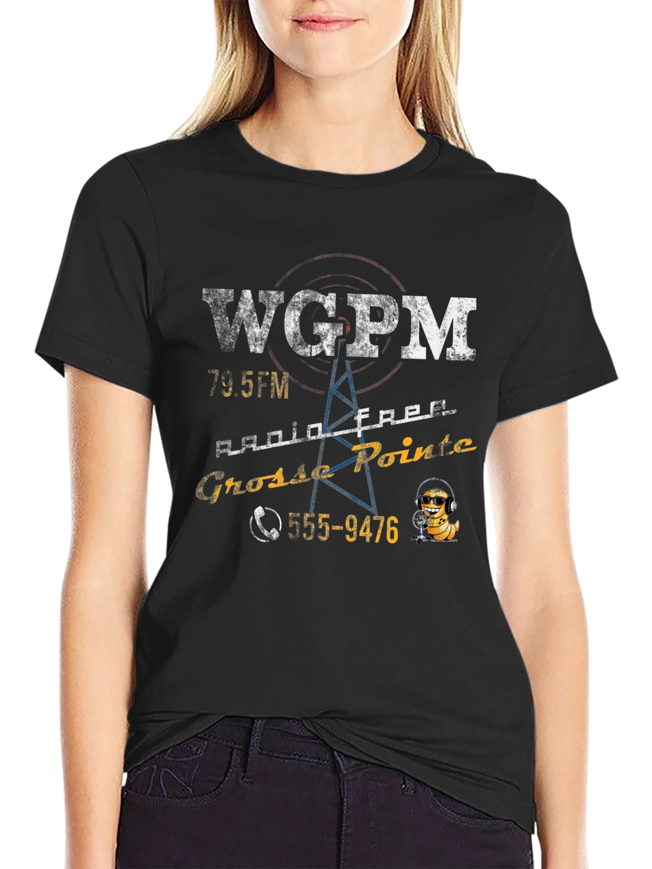 WGPM 79.5 FM Radio Free Grosse Pointe T-Shirt