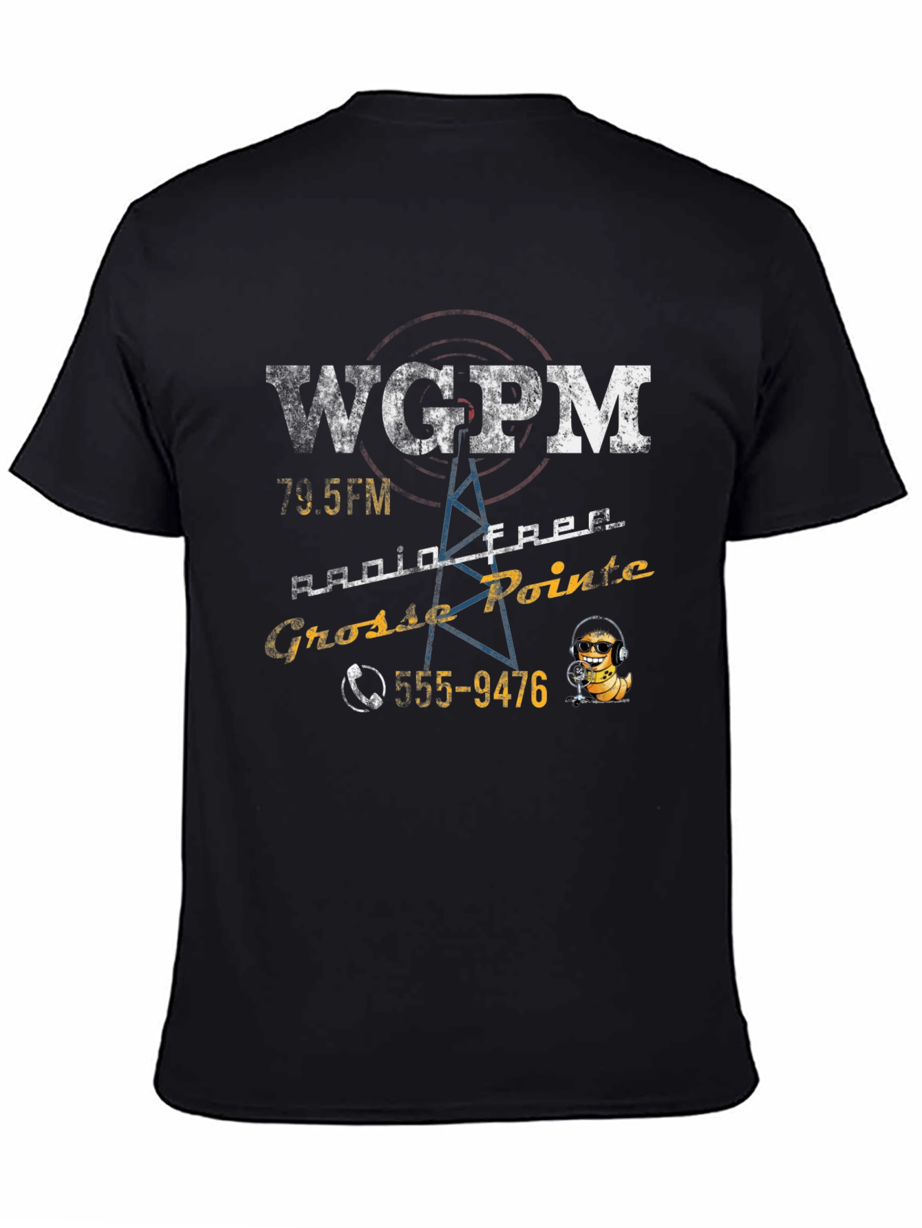 WGPM 79.5 FM Radio Free Grosse Pointe T-Shirt