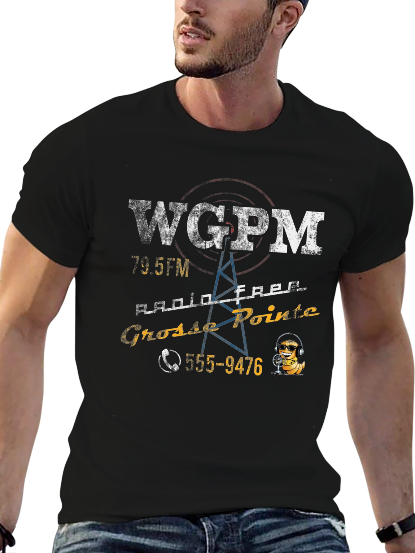 WGPM 79.5 FM Radio Free Grosse Pointe T-Shirt