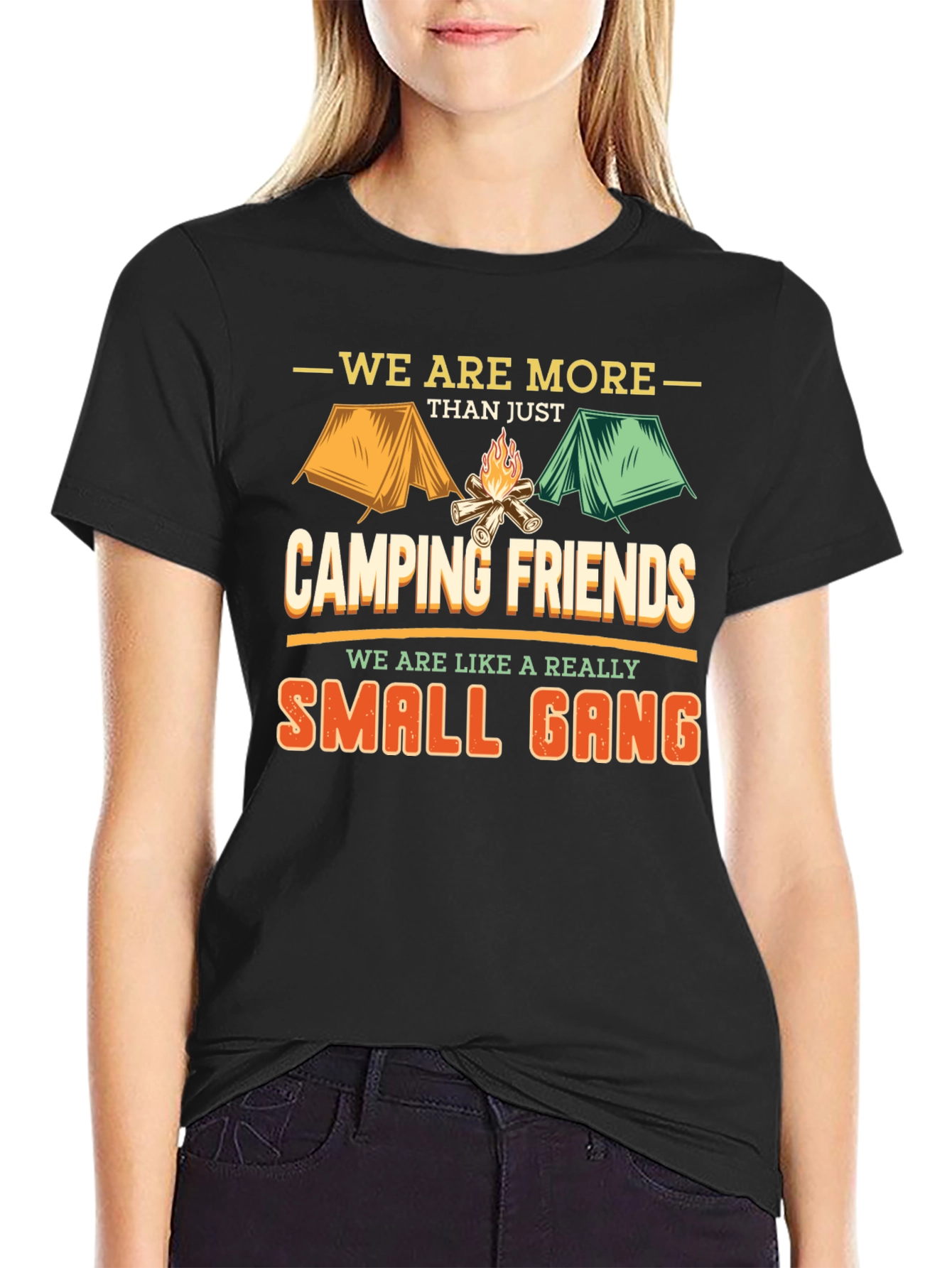 Camping Friends T-Shirt - Small Gang