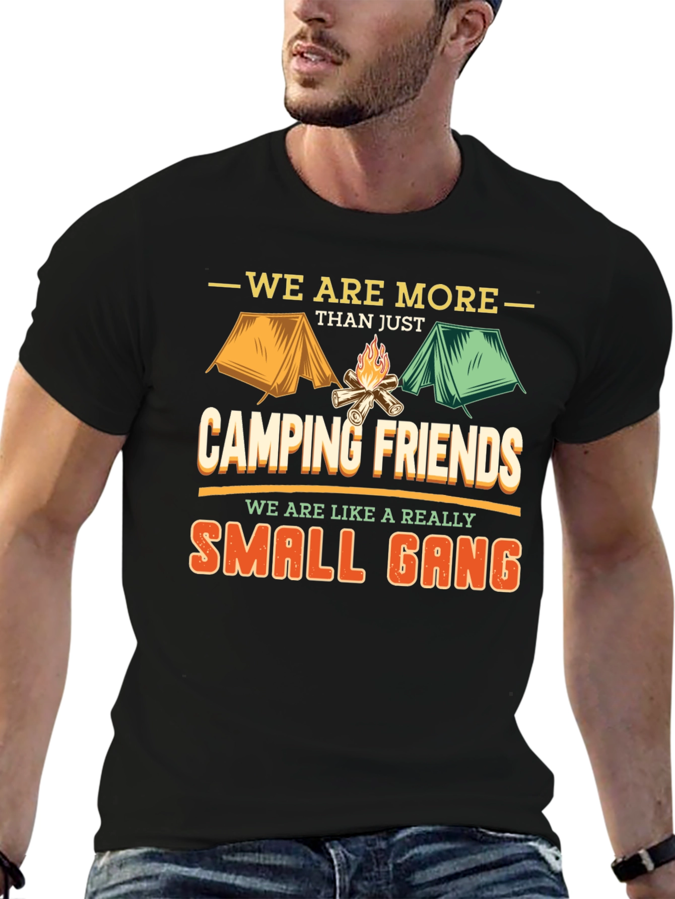 Camping Friends T-Shirt - Small Gang