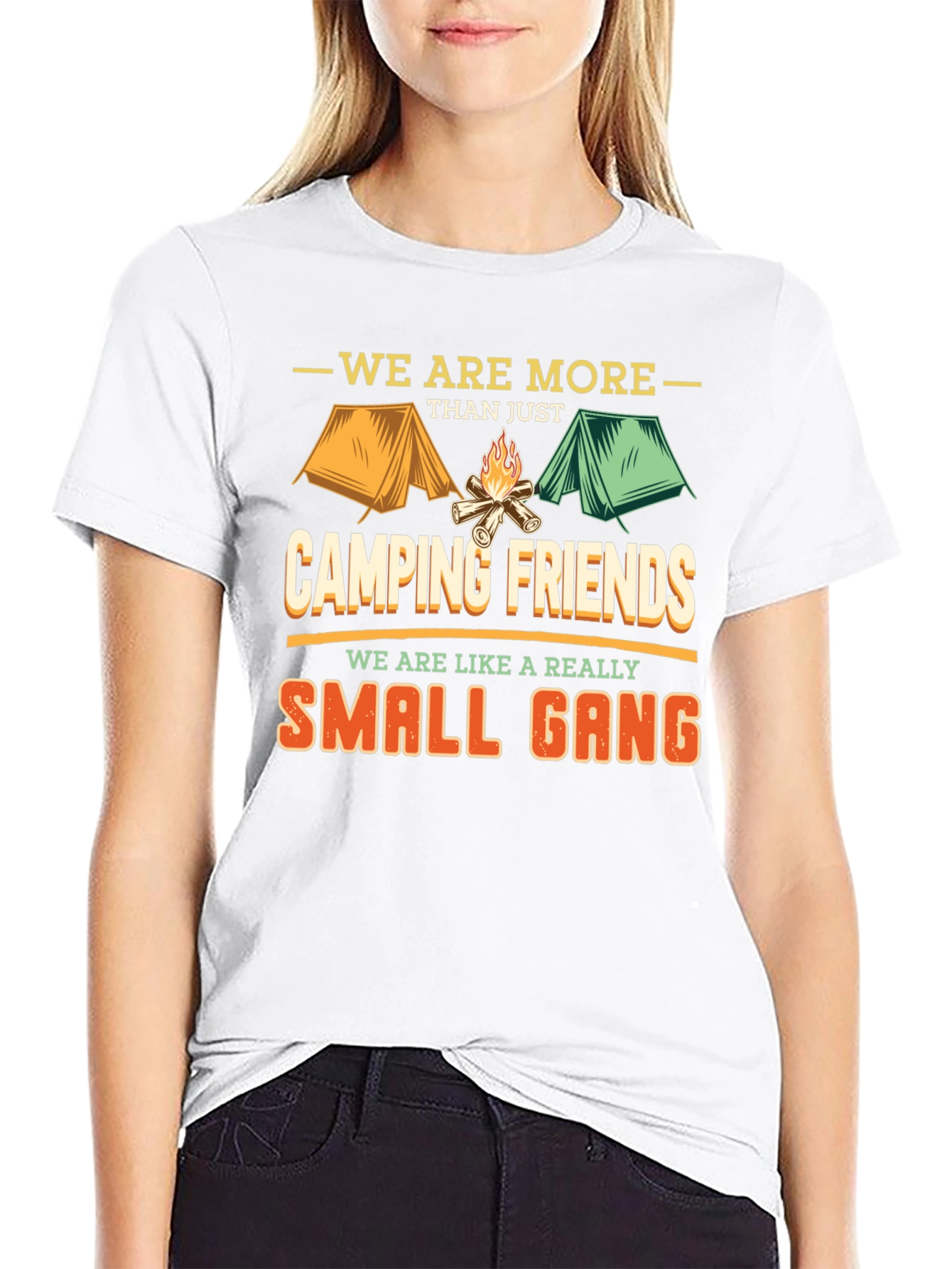 Camping Friends T-Shirt - Small Gang