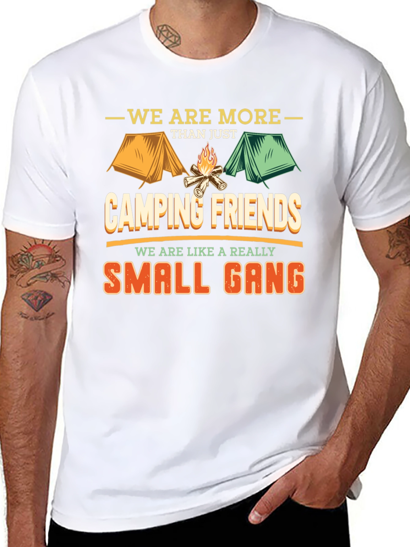 Camping Friends T-Shirt - Small Gang