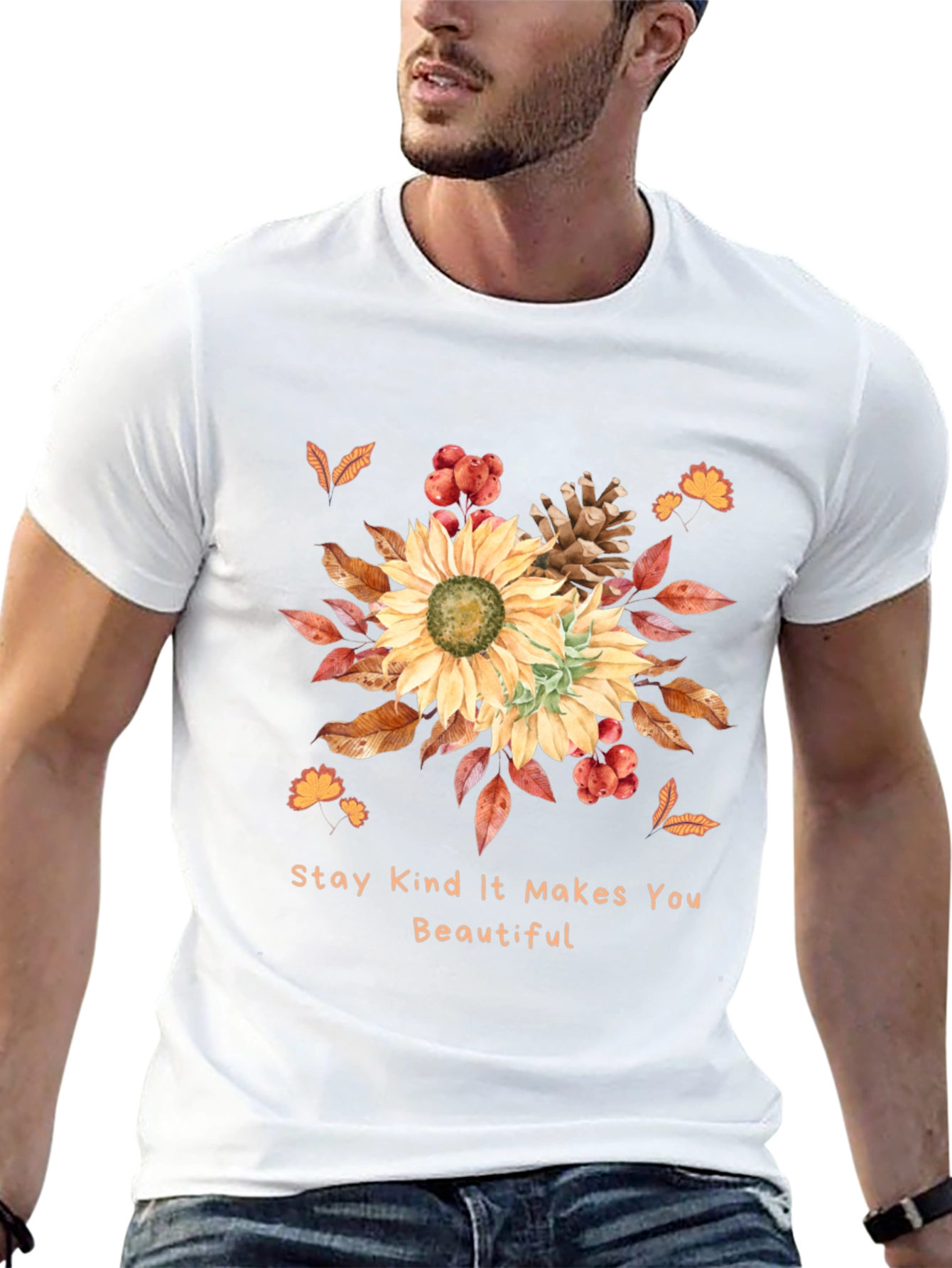 Kindness Sunflower Graphic Tee