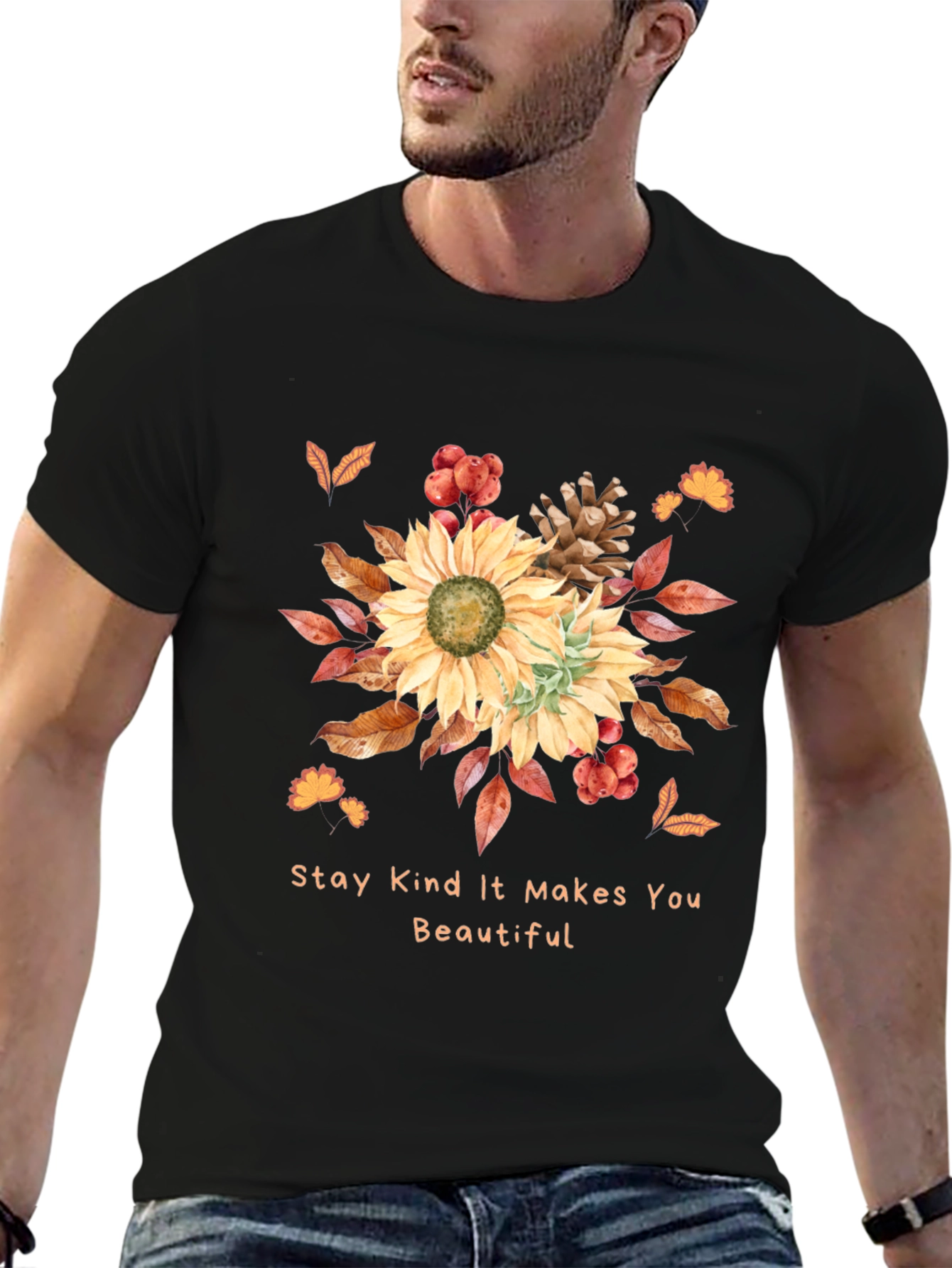 Kindness Sunflower Graphic Tee