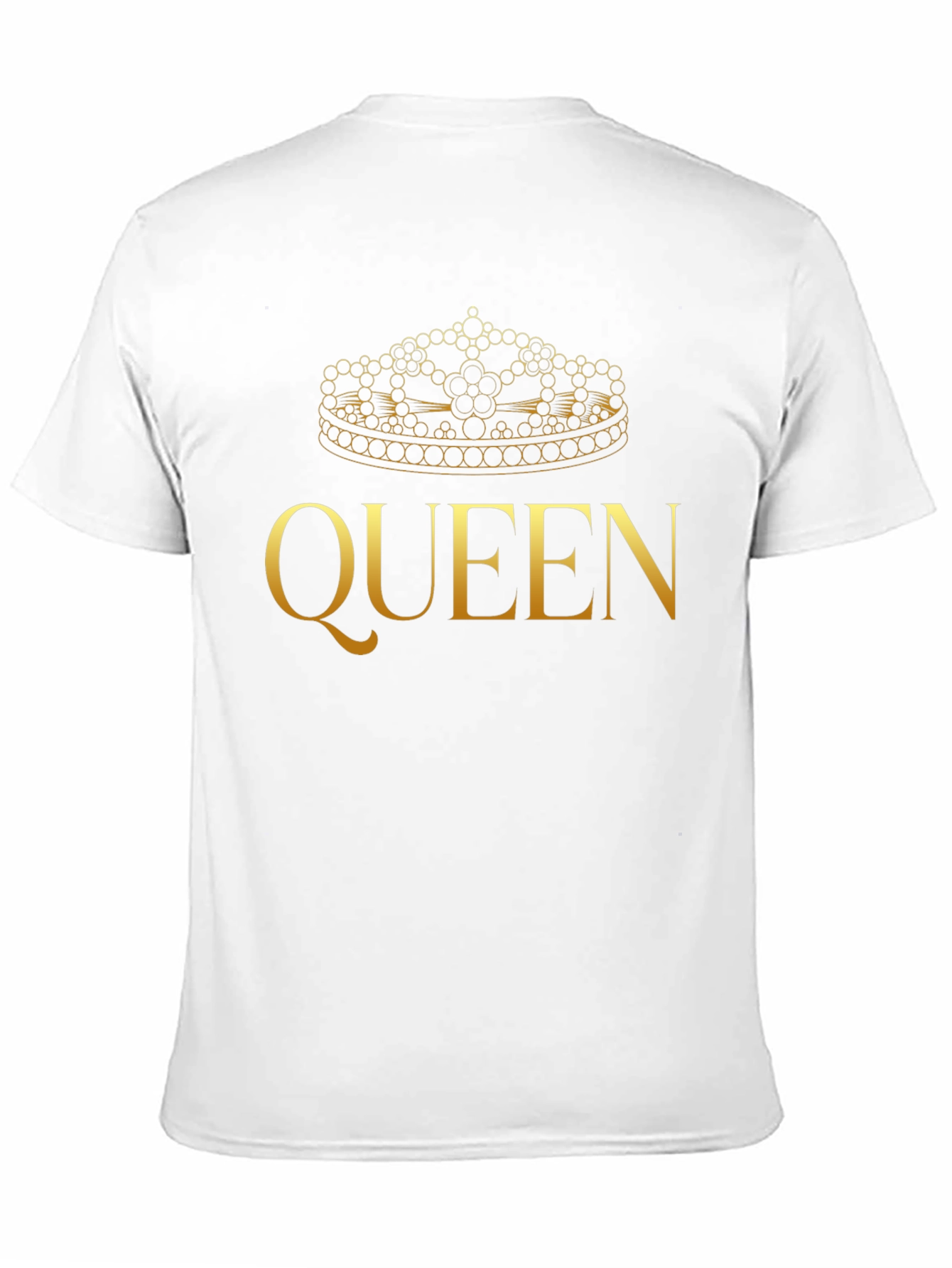 Queen Crown Graphic Tee - Black Unisex T-Shirt