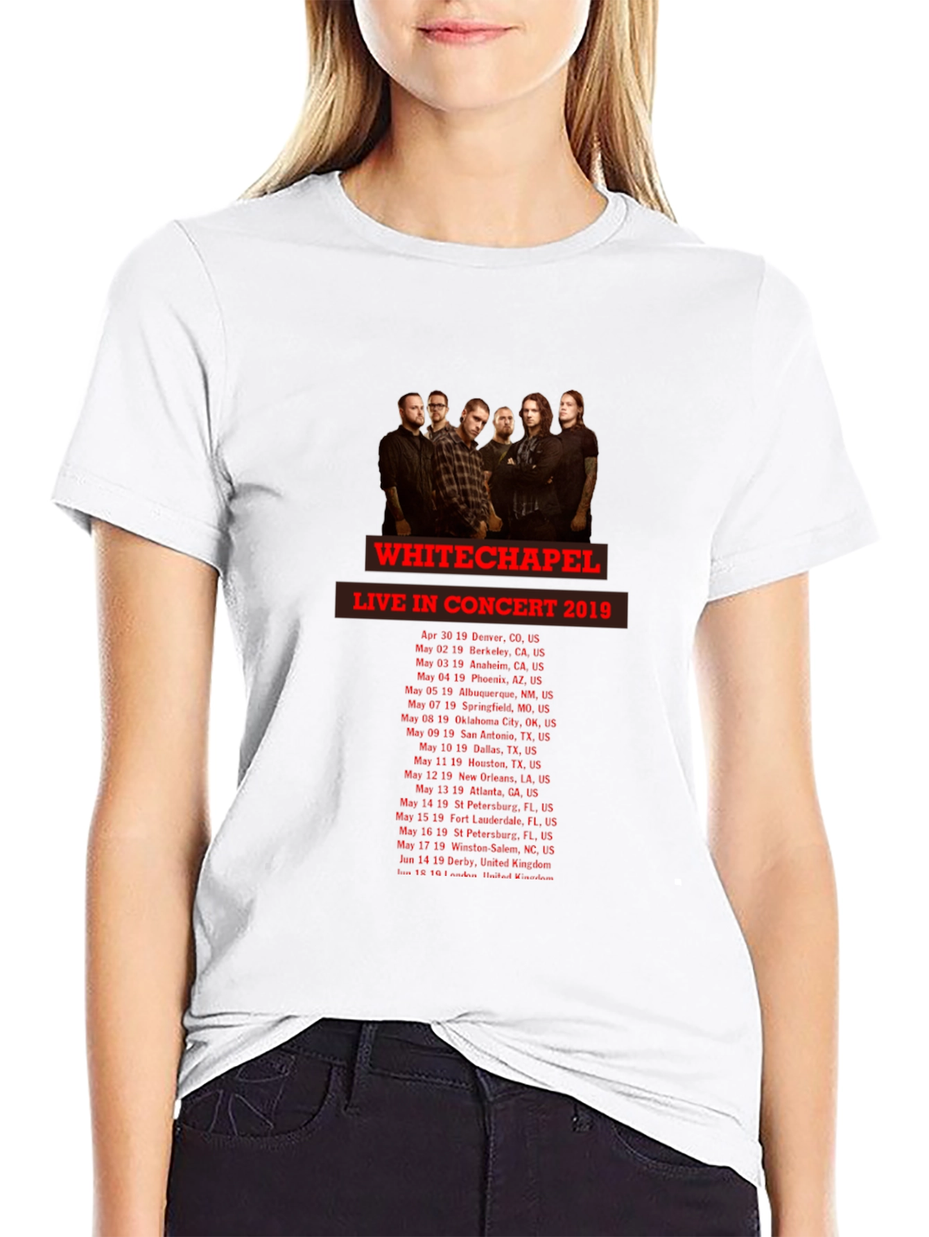 Whitechapel Concert Tour T-Shirt