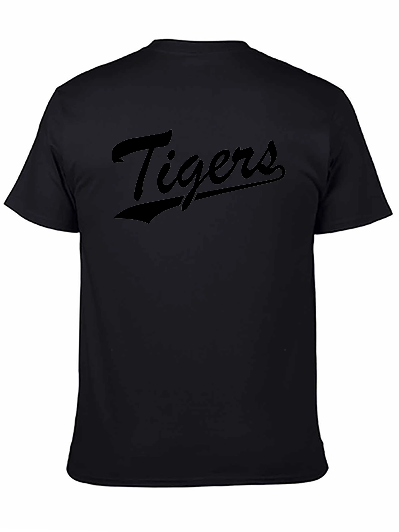 Tigers Graphic Tee - Classic Black Cotton T-Shirt