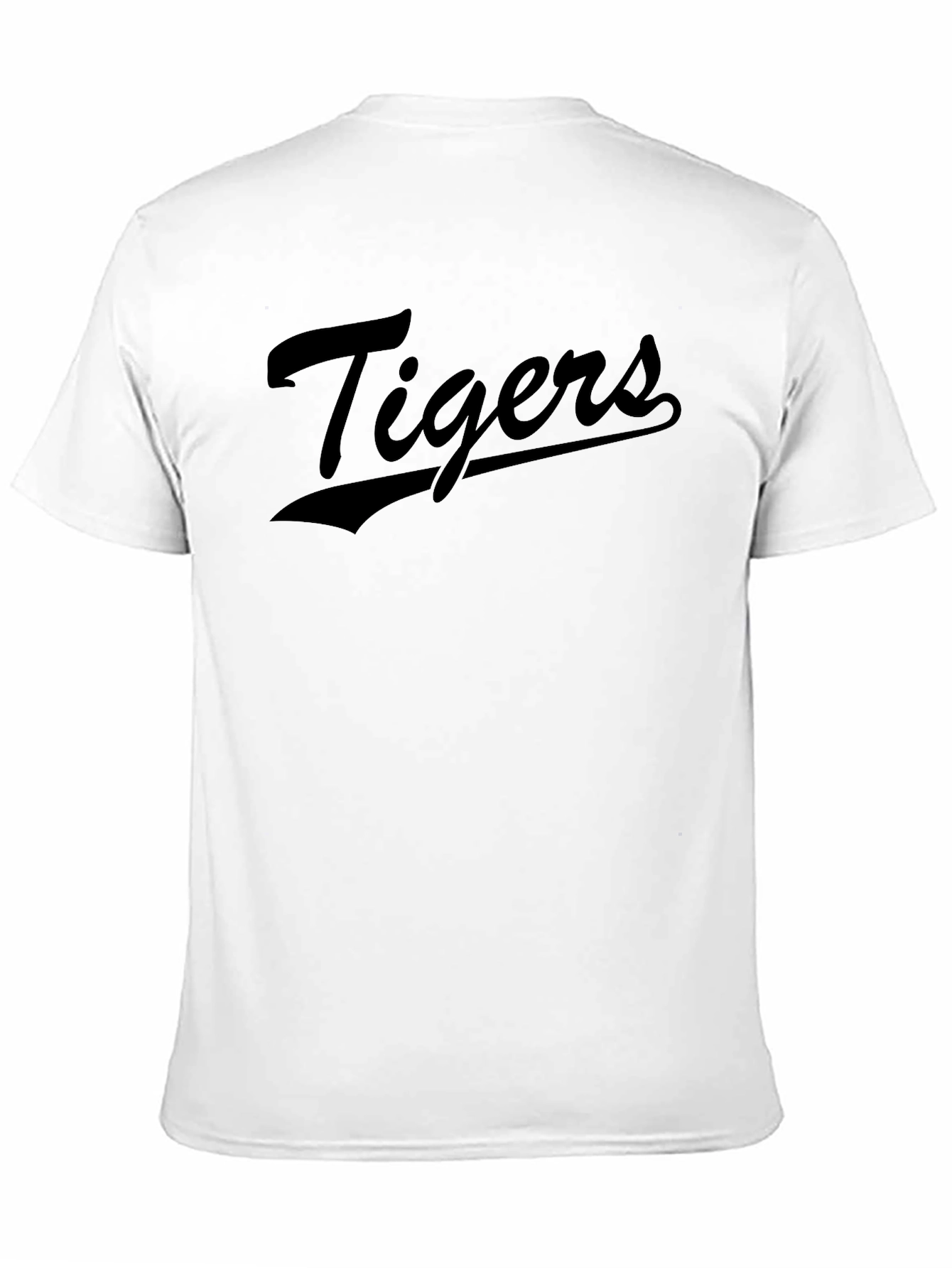 Tigers Graphic Tee - Classic Black Cotton T-Shirt