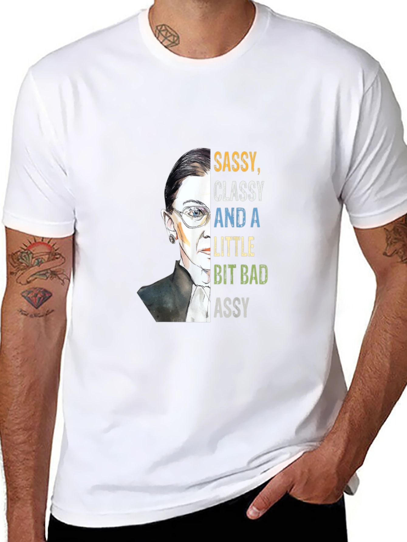 Sassy Classy RBG Graphic T-Shirt