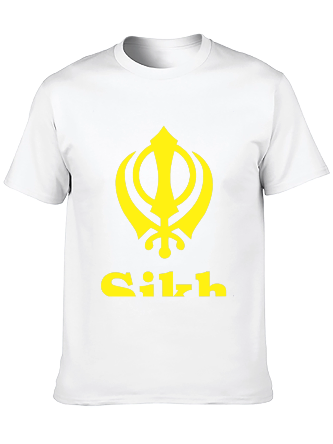 Sikh Khanda Symbol Black T-Shirt
