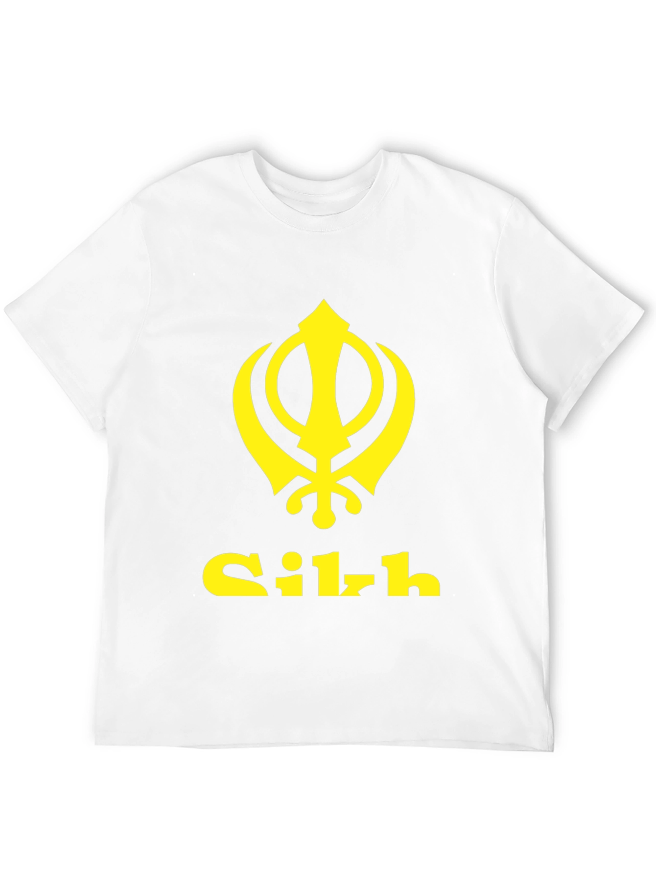 Sikh Khanda Symbol Black T-Shirt