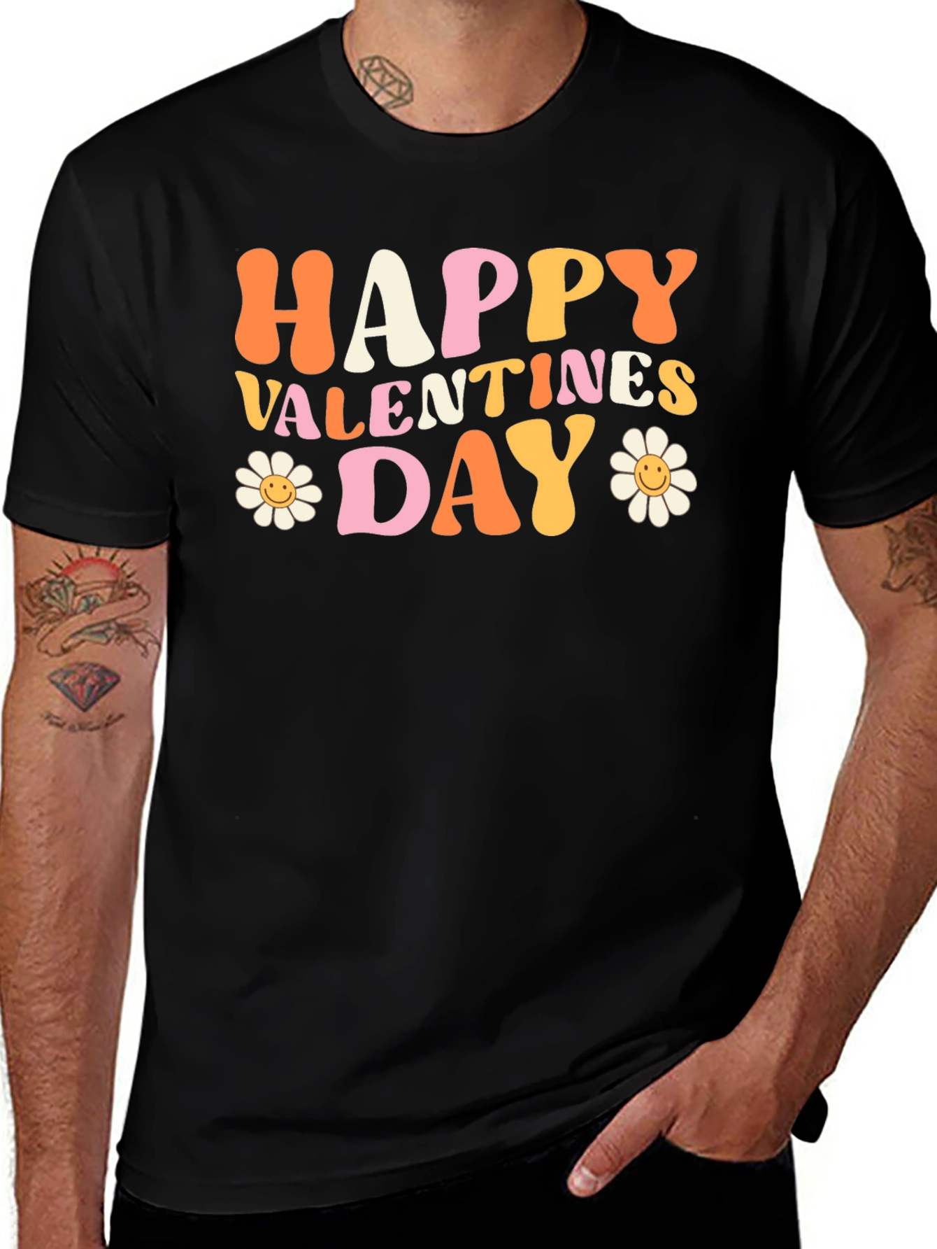 Happy Valentines Day Graphic T-Shirt