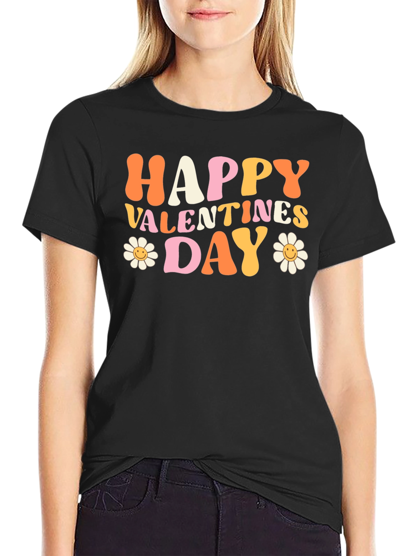 Happy Valentines Day Graphic T-Shirt